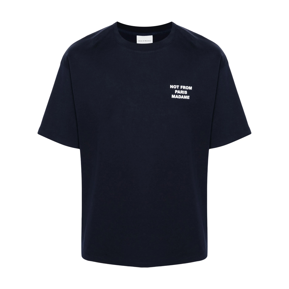 T-shirt Drole De Monsieur PERMTS203CO002NAVY (Drôle De Monsieur / Tシャツ・カットソー ) | Drôle De Monsieur (ドロールドムッシュ)