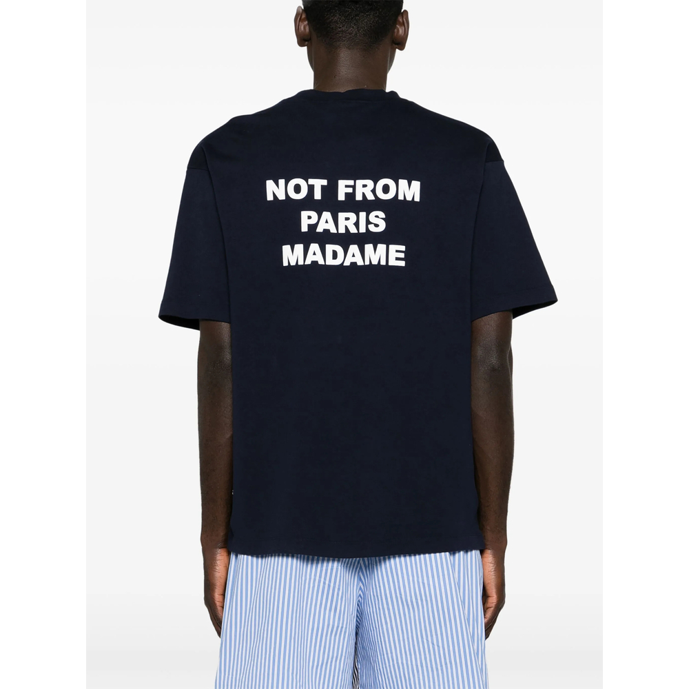 T-shirt Drole De Monsieur PERMTS203CO002NAVY (Drôle De Monsieur / Tシャツ・カットソー ) | Drôle De Monsieur (ドロールドムッシュ)(3)