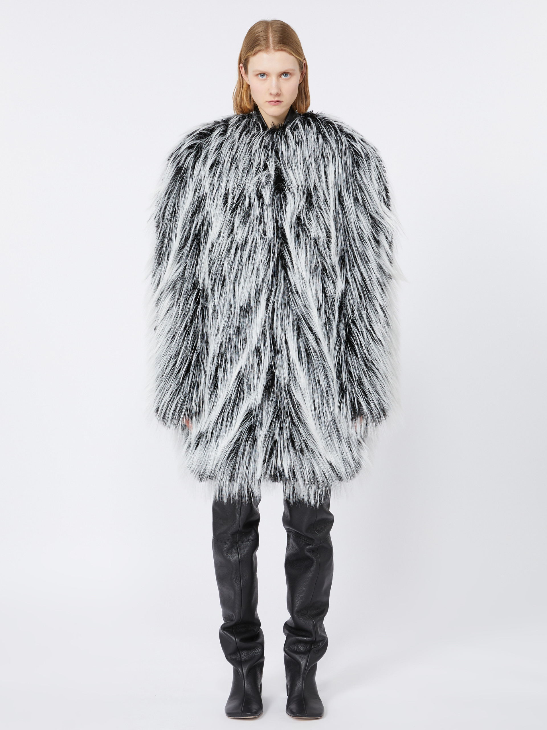 SportMax Coats Black 2522456033600001 (Sportmax / レザー&ファージャケット・コート ) | Sportmax (スポーツマックス)(2)