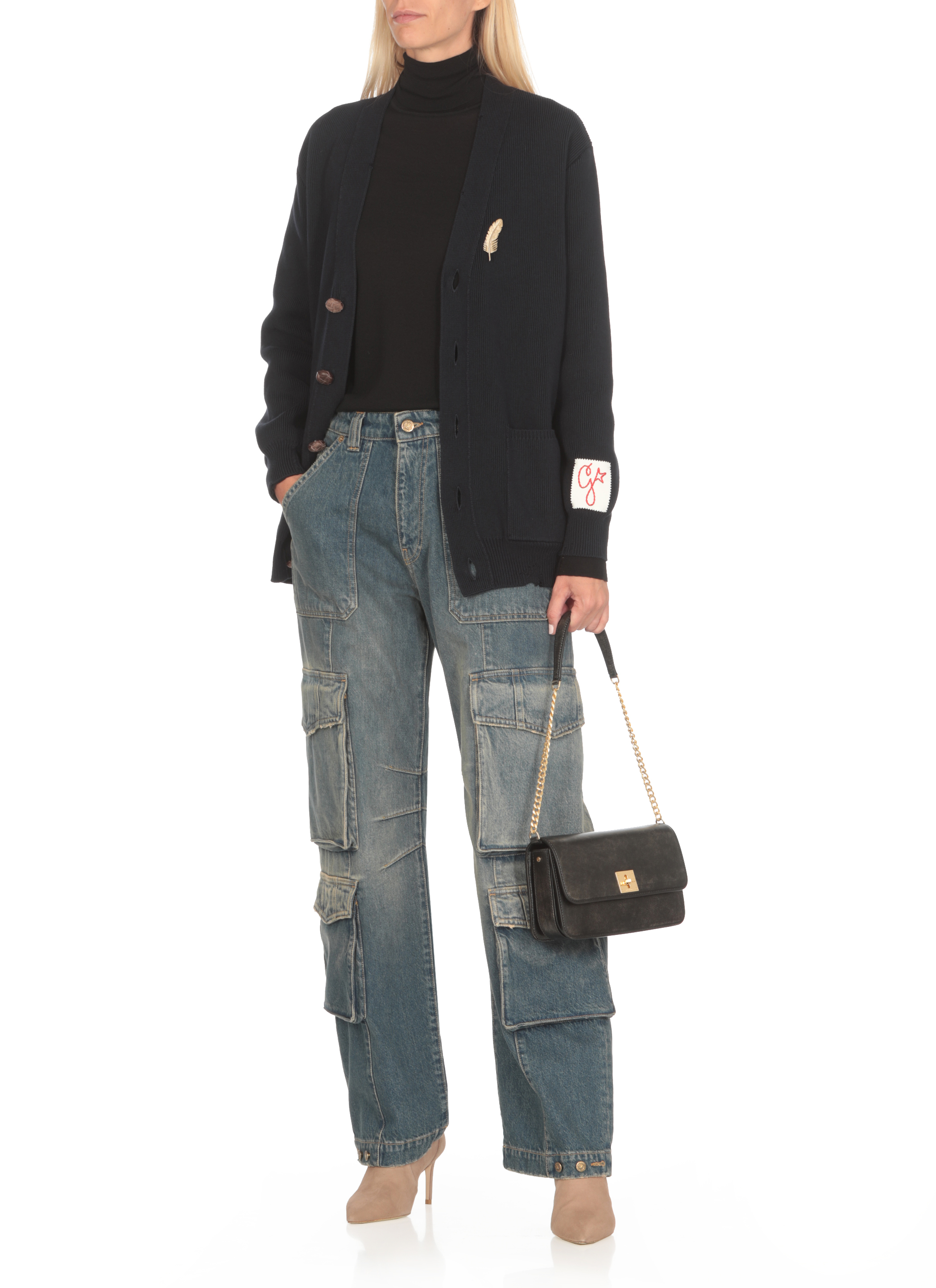 Golden Goose Bags.. Black GWA00473A00059990100GIOIA (Golden Goose / ハンドバッグ・ショルダーバッグ ) | Golden Goose (ゴールデングース)(1)