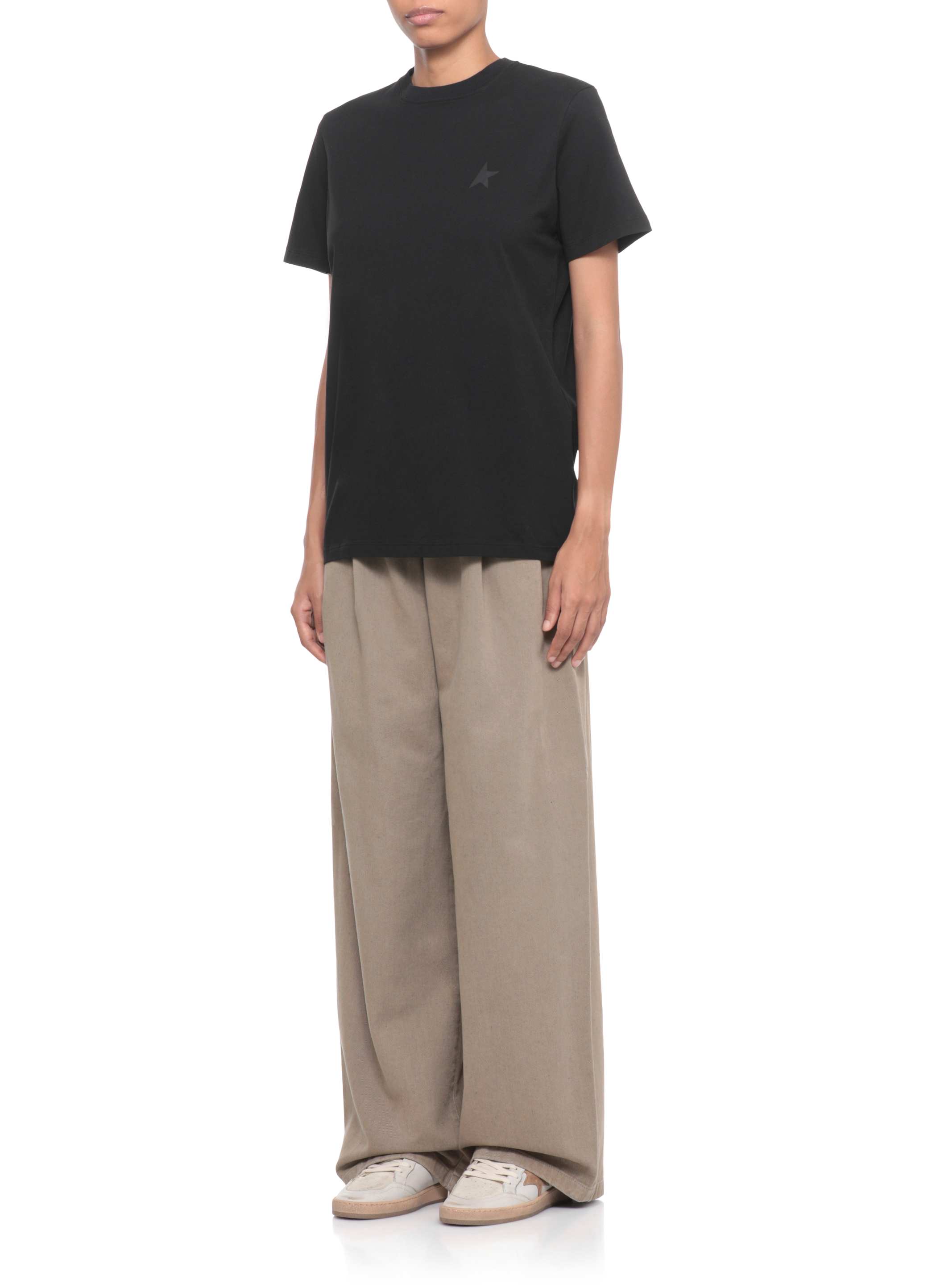 Golden Goose T-shirts and Polos Black GWP01220P00059390100STARWS (Golden Goose / Tシャツ・カットソー ) | Golden Goose (ゴールデングース)(1)