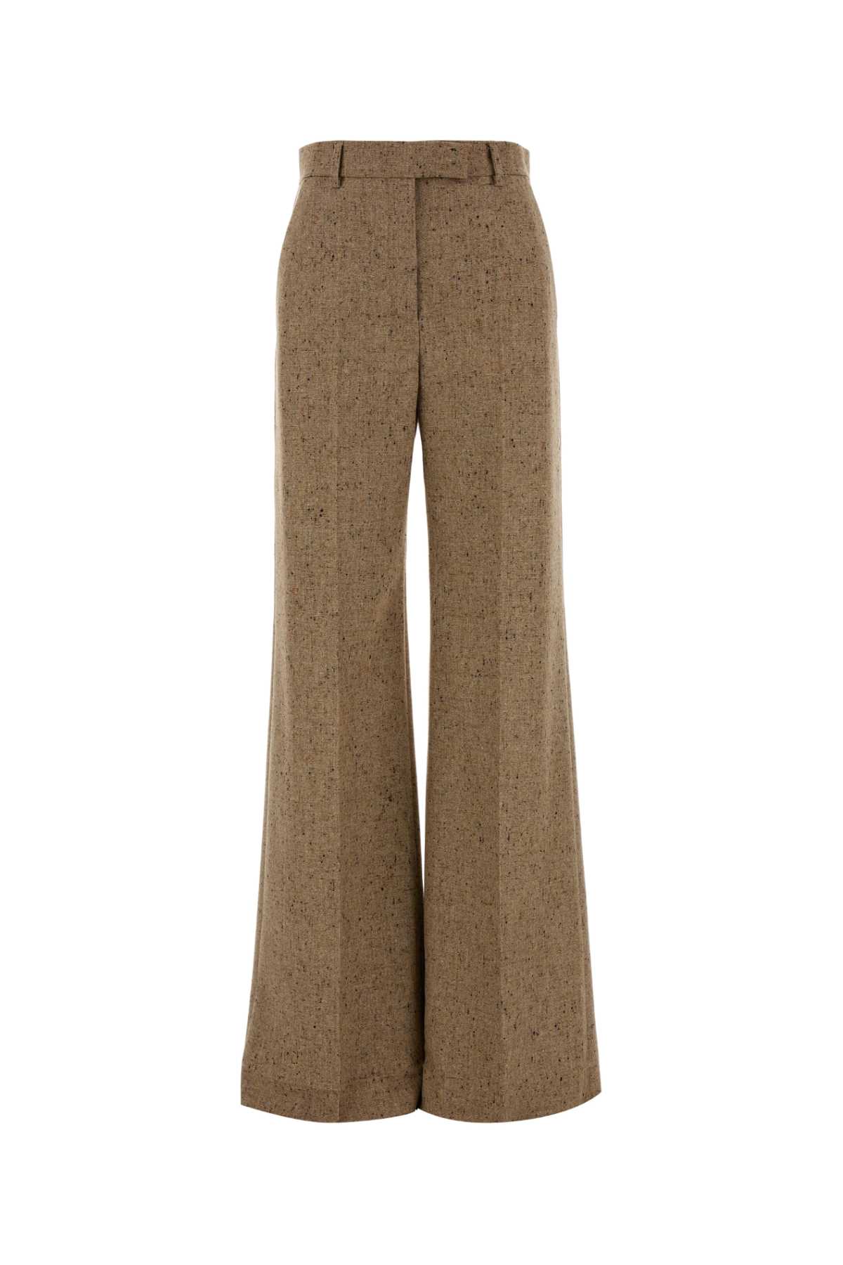 Melange sand wool palazzo pant 7B0RB6S09RTE83 (Valentino Garavani / パンツ ) | Valentino Garavani (ヴァレンティノ)