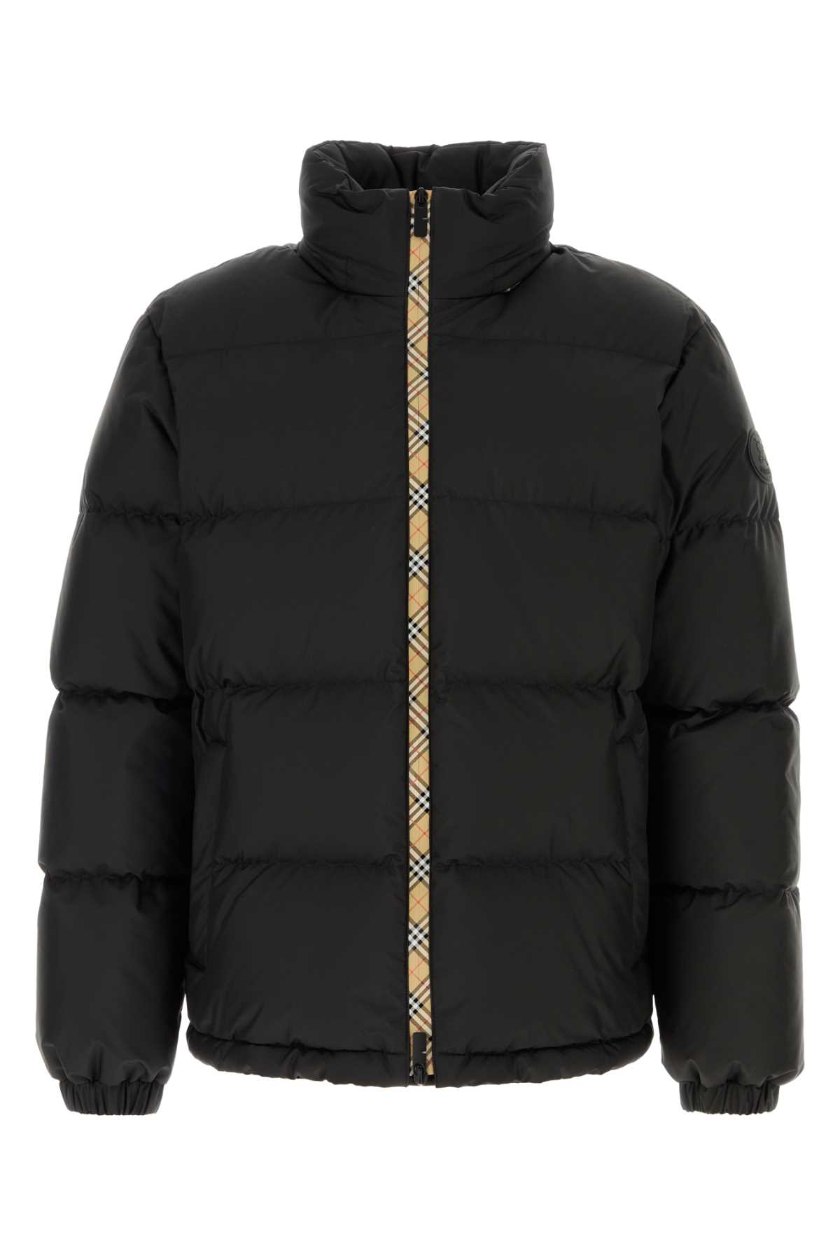 Black polyester down jacket 8110196A1189 (Burberry / ダウンジャケット・コート ) | Burberry (バーバリー)