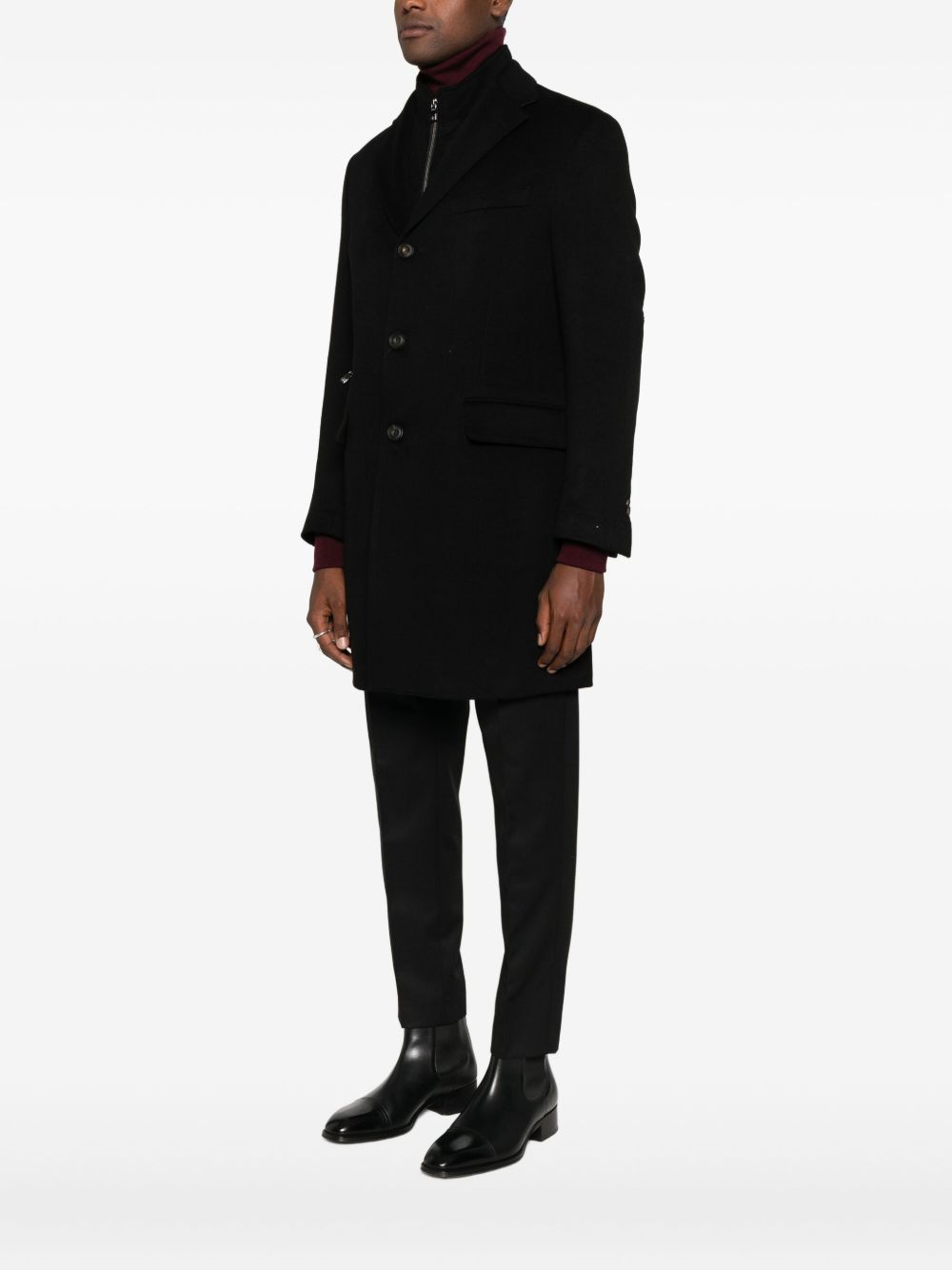 Corneliani Coats Black 2615812612179020 (CORNELIANI / コート ) | CORNELIANI (コルネリアーニ)(1)