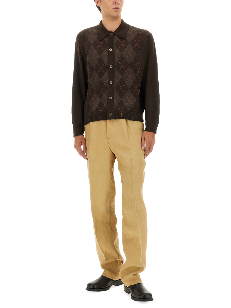 POLO SHIRT "PUB ARGYLE" M4253EPPUBARGYLEFINEWOOL (OUR LEGACY / ニット・セーター・カーディガン ) | OUR LEGACY (アワーレガシー)(1)