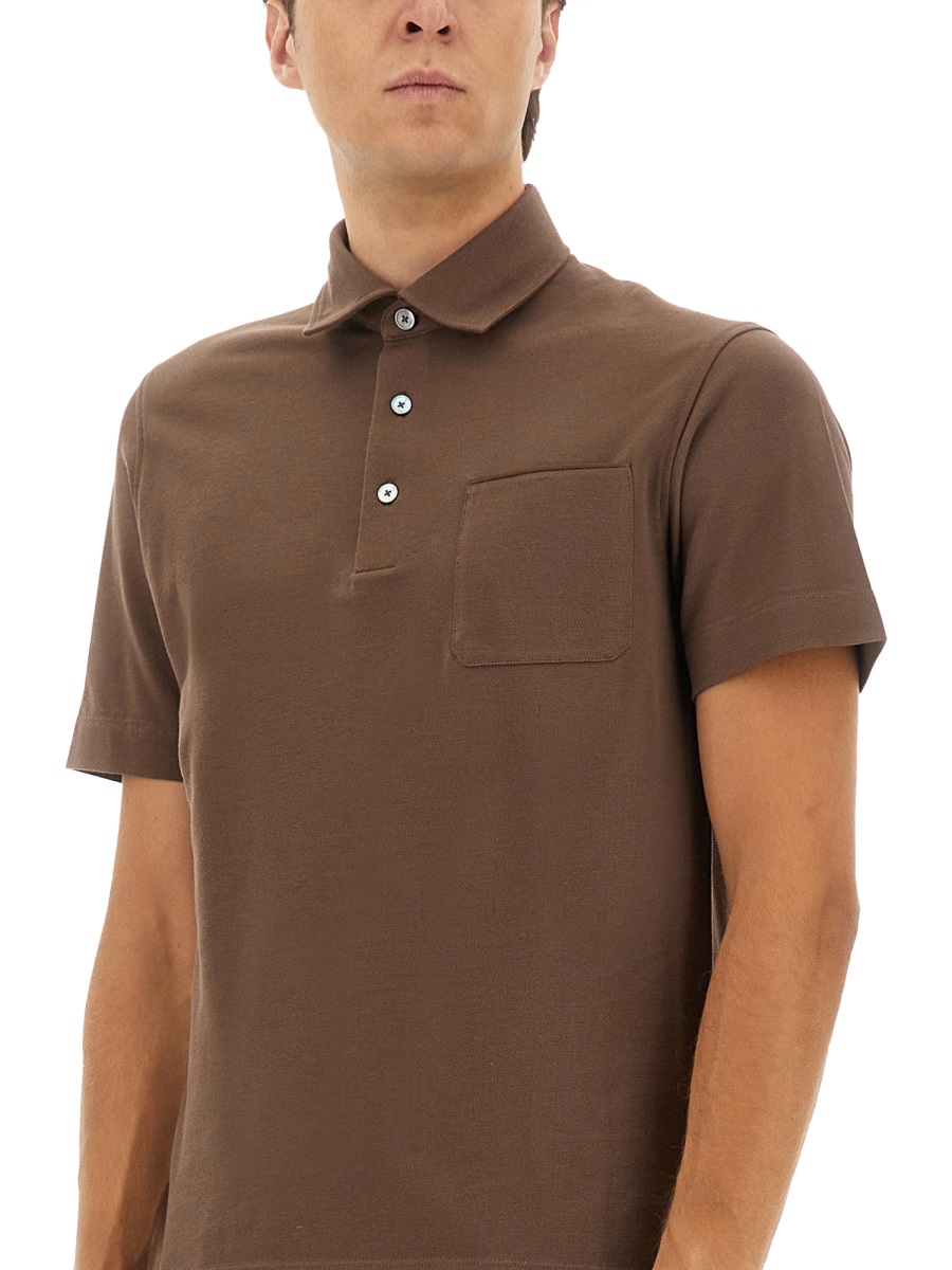 COTTON POLO SHIRT WITH POCKET UG392A2G752M06 (ZEGNA / ポロシャツ ) | ZEGNA (ゼニア)(3)