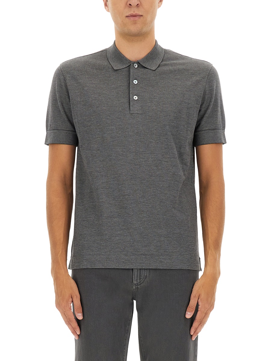 COTTON BLEND POLO SHIRT UG381A2G740K98 (ZEGNA / ポロシャツ ) | ZEGNA (ゼニア)