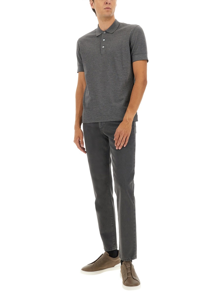 COTTON BLEND POLO SHIRT UG381A2G740K98 (ZEGNA / ポロシャツ ) | ZEGNA (ゼニア)(1)