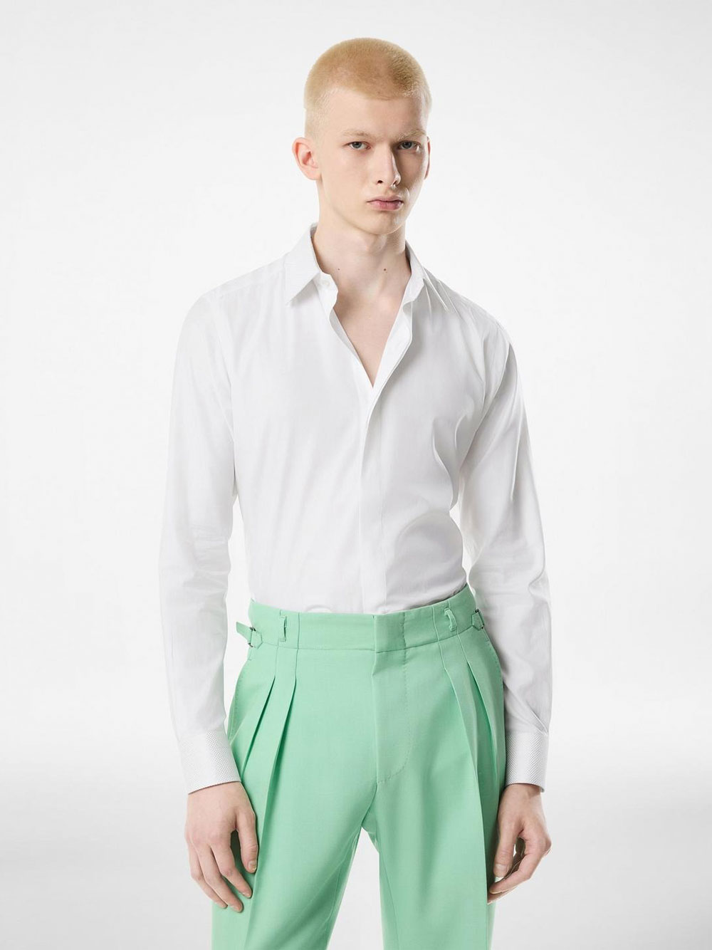 COTTON AND SILK CLASSIC FIT SHIRT HLVA01CSS03WAA (TOM FORD / シャツ・ブラウス ) | TOM FORD (トムフォード)(3)