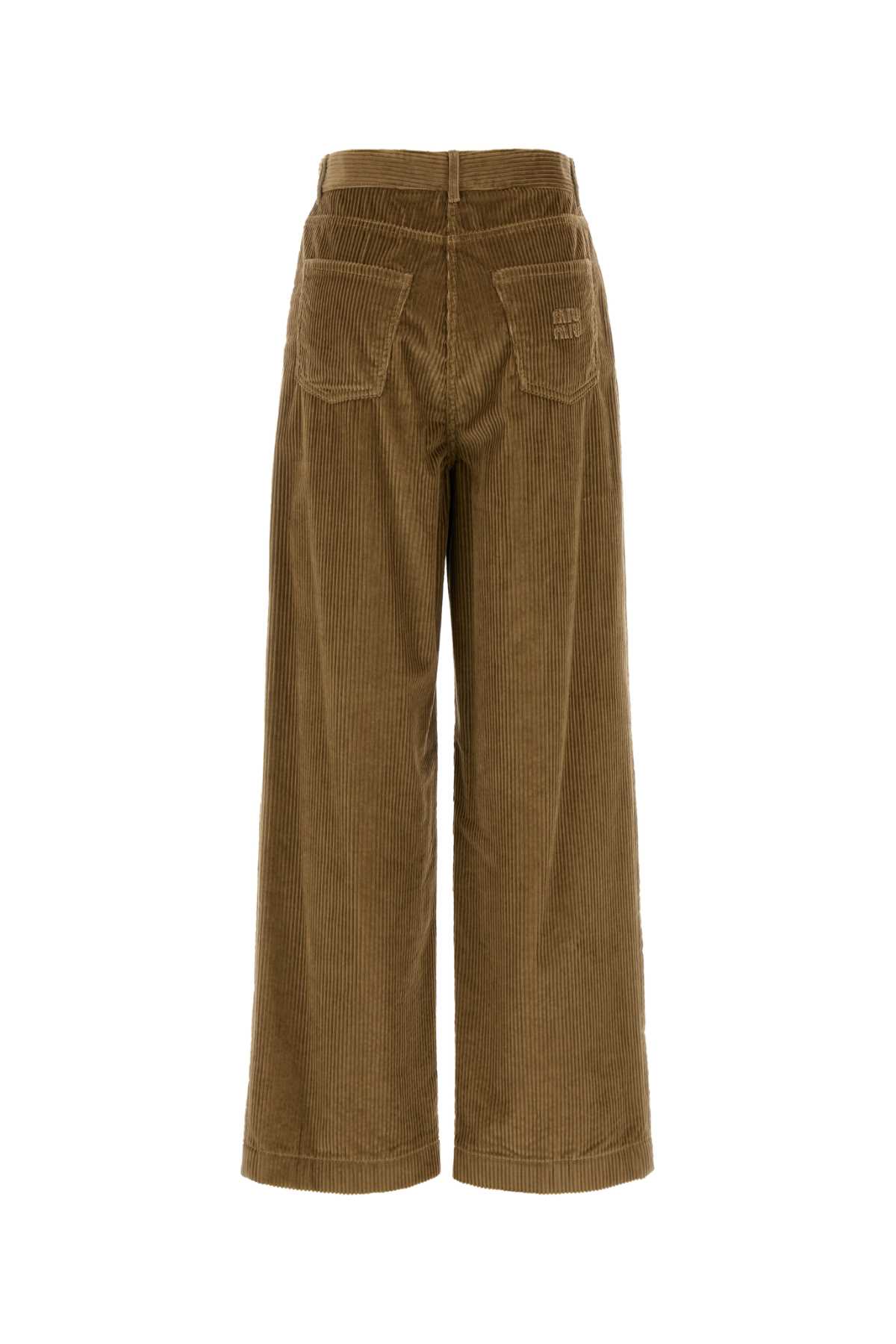 Camel corduroy pant MP1915SOOO15PWF0594 (MIU MIU / パンツ ) | MIU MIU (ミュウミュウ)(1)