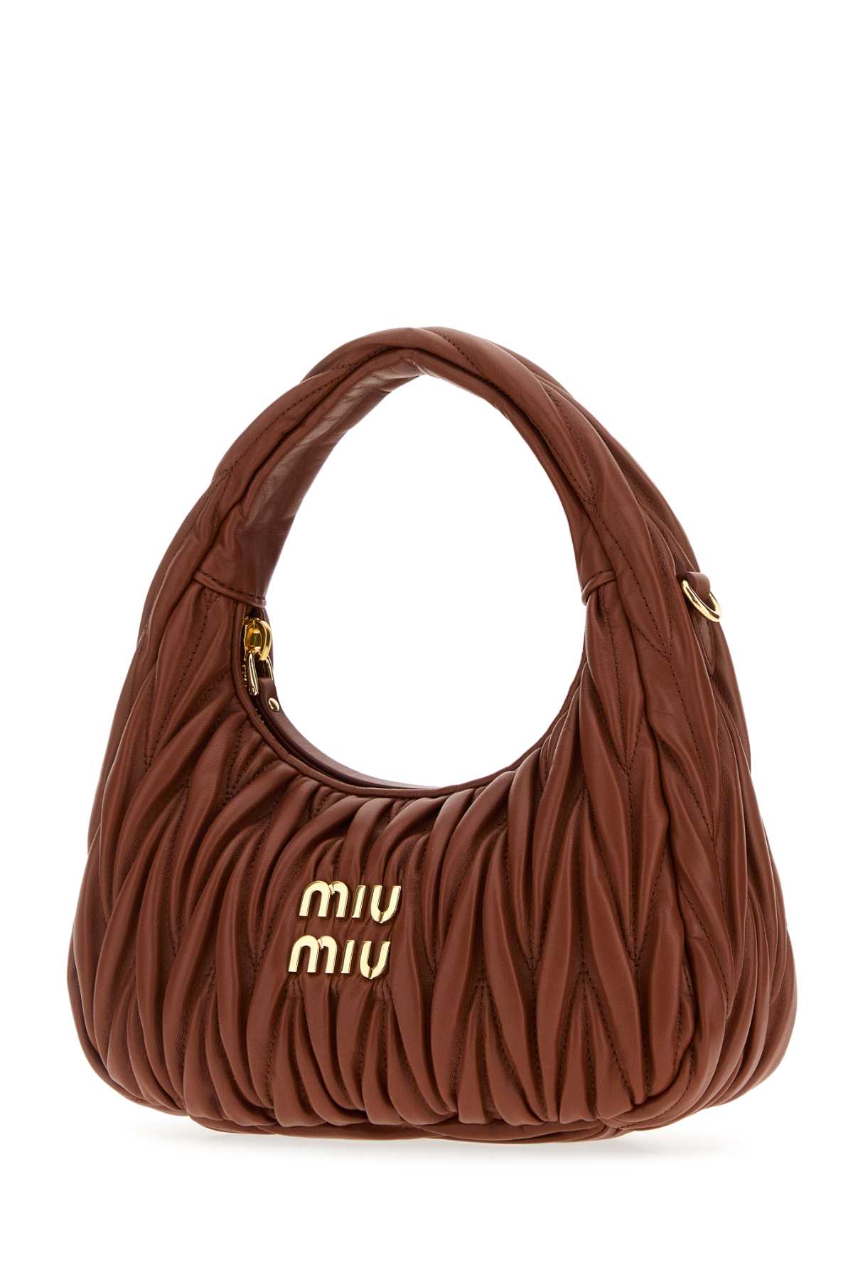 Copper nappa leather Wander handbag 5BC125VOOYAN88F0033 (MIU MIU / ハンドバッグ・ショルダーバッグ ) | MIU MIU (ミュウミュウ)(1)