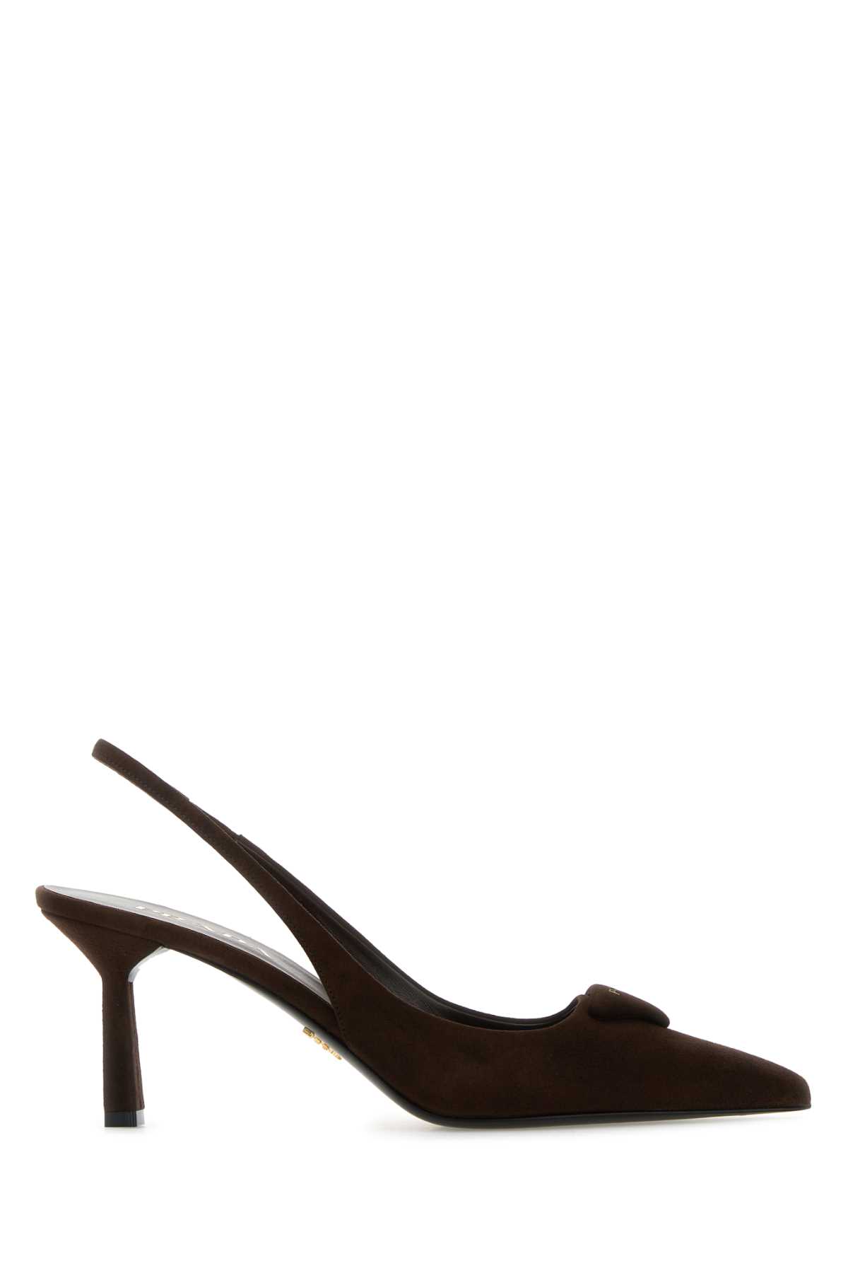 Brown suede pumps 1I901MFDD75008F0003 (Prada / パンプス・ハイヒール ) | Prada (プラダ)