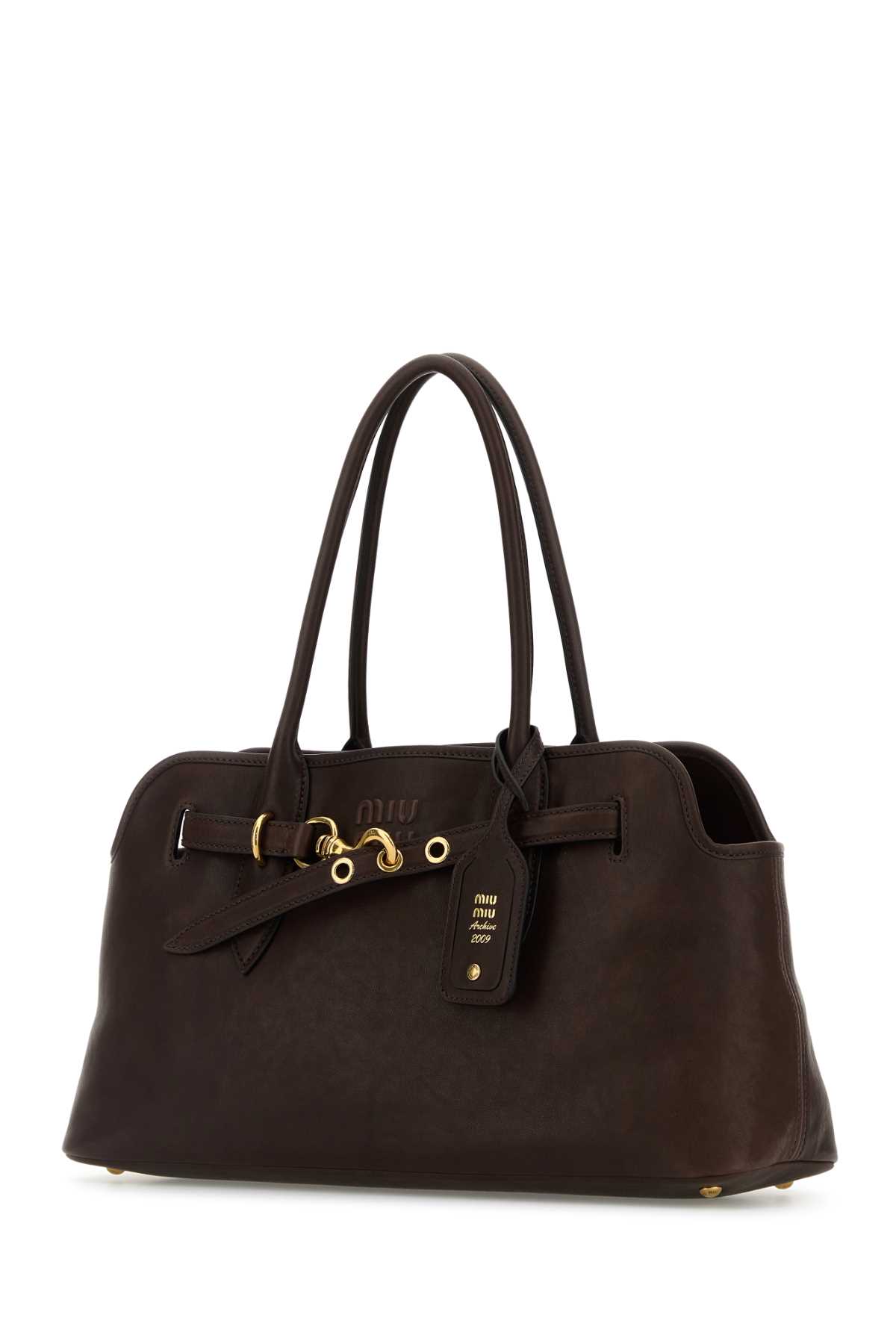 Chocolate leather Aventure shoulder bag 5BG3102BBLF0NBL (MIU MIU / ハンドバッグ・ショルダーバッグ ) | MIU MIU (ミュウミュウ)(1)