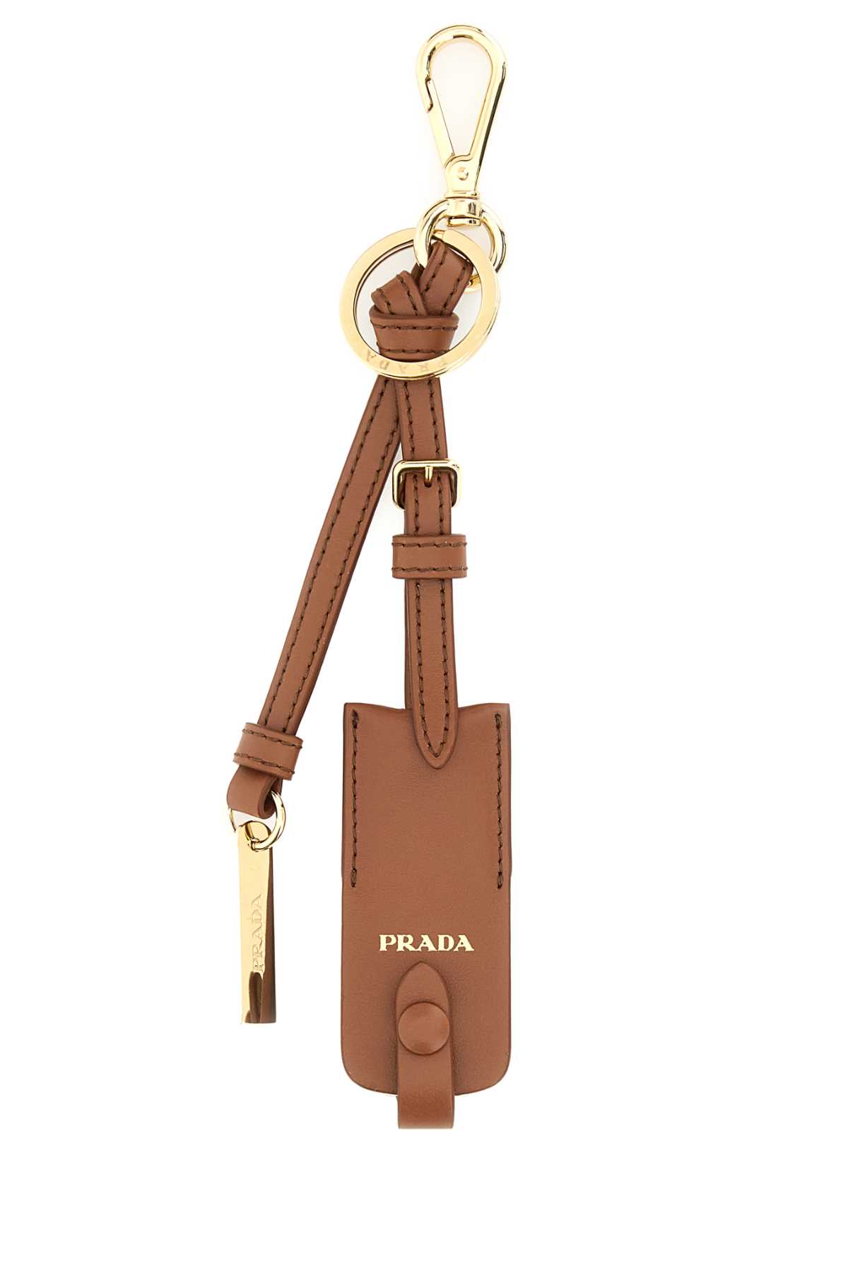 Caramel leather key ring 1TL553ASKF0046 (Prada / キーリング・キーケース ) | Prada (プラダ)