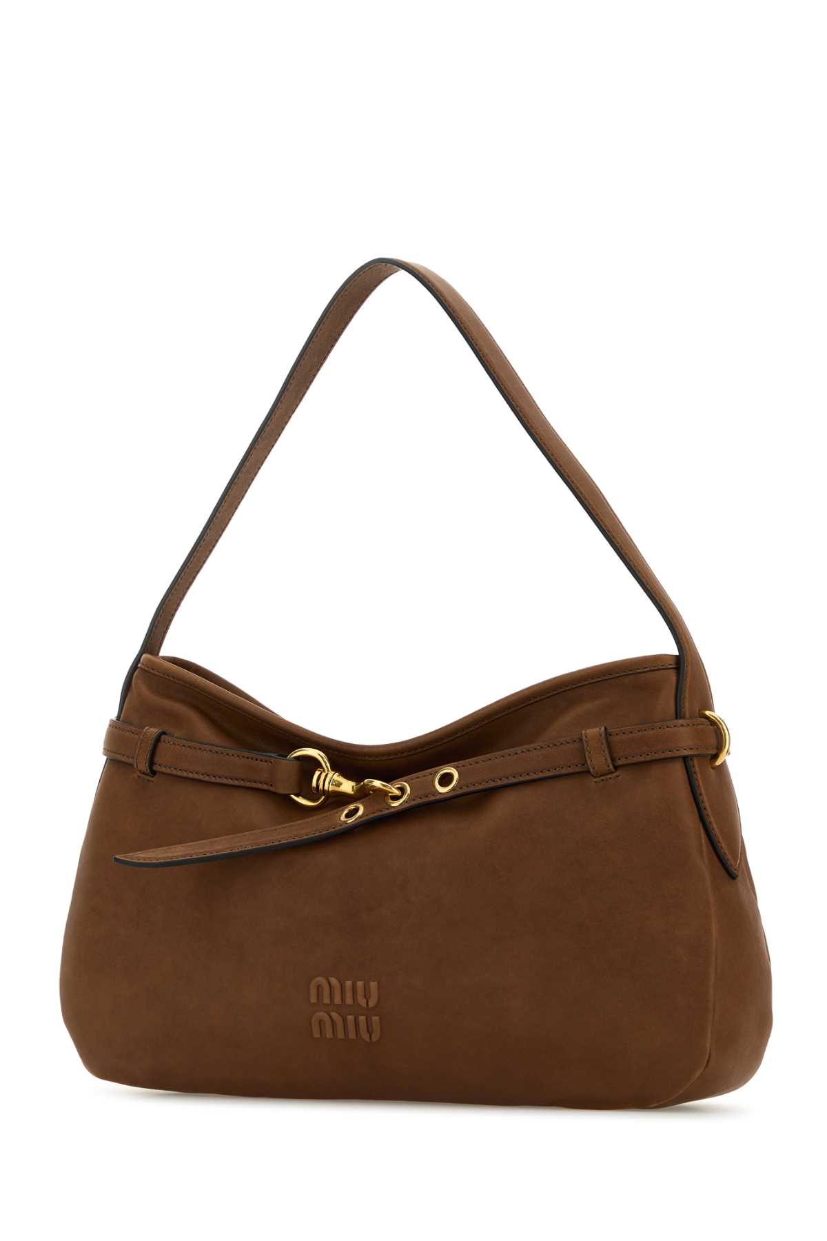 Brown nappa leather Aventure shoulder bag 5BC1812BBLF0316 (MIU MIU / ハンドバッグ・ショルダーバッグ ) | MIU MIU (ミュウミュウ)(1)