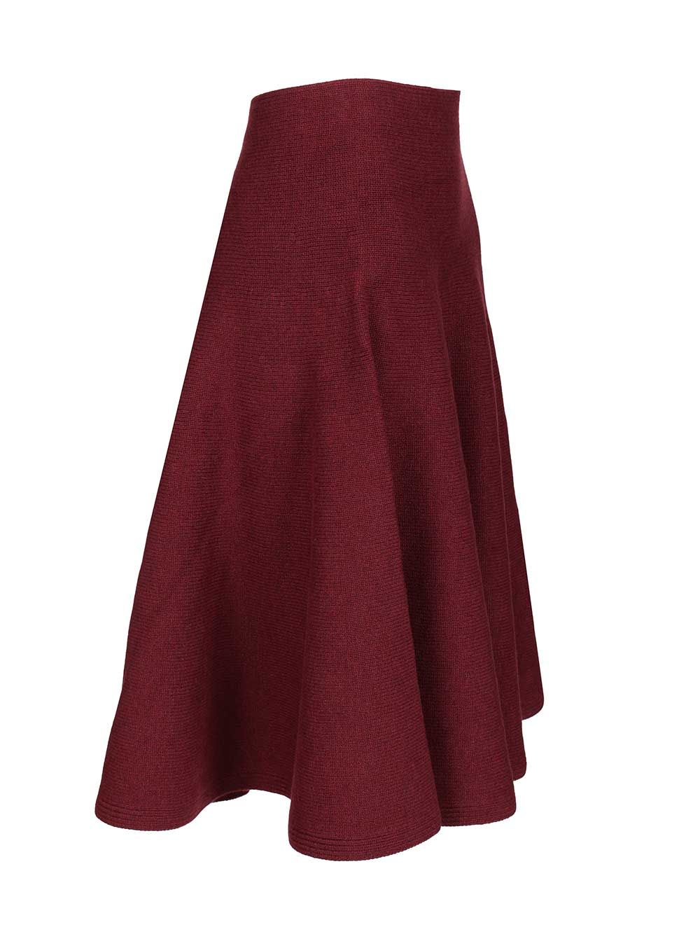 Flared cashmere skirt AA9J2418K115B332 (ALAIA / スカート ) | ALAIA (アライア)(2)