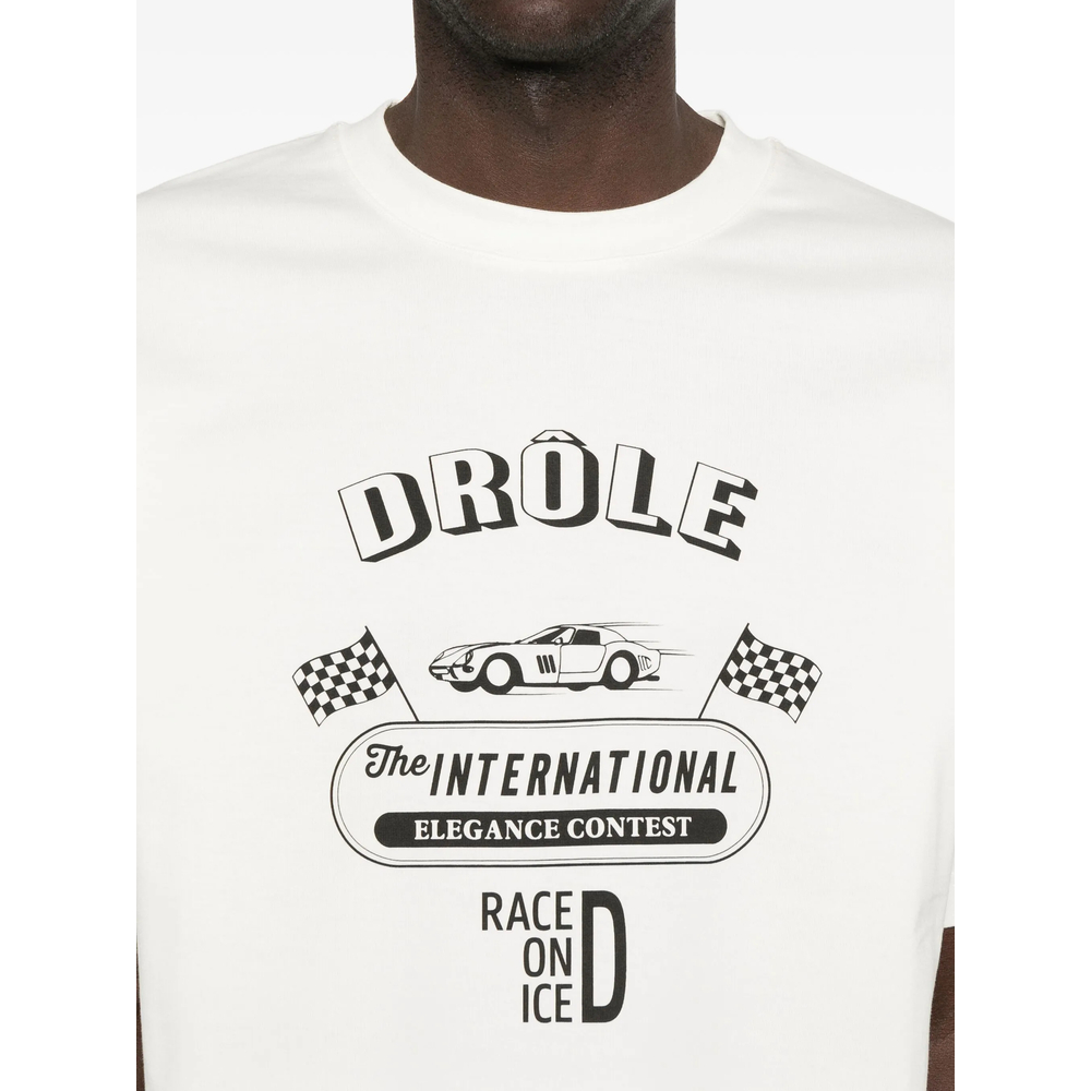 T-shirt Drole De Monsieur ITS279CO195OFFWH (Drôle De Monsieur / Tシャツ・カットソー ) | Drôle De Monsieur (ドロールドムッシュ)(3)