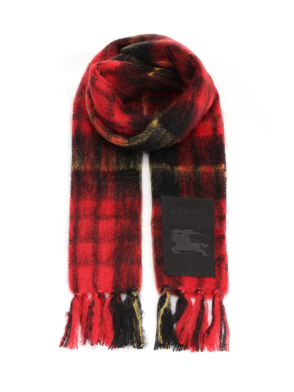 Check wool and mohair scarf 8114096C3383 (Burberry / スカーフ・マフラー ) | Burberry (バーバリー)