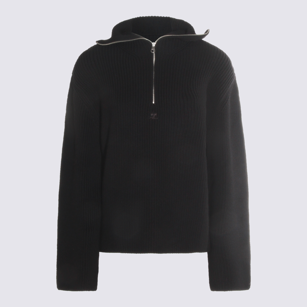 Courreges Sweaters Black 325MPU243TFI00369999 (Courrèges / ニット・セーター・カーディガン ) | Courrèges (クレージュ)