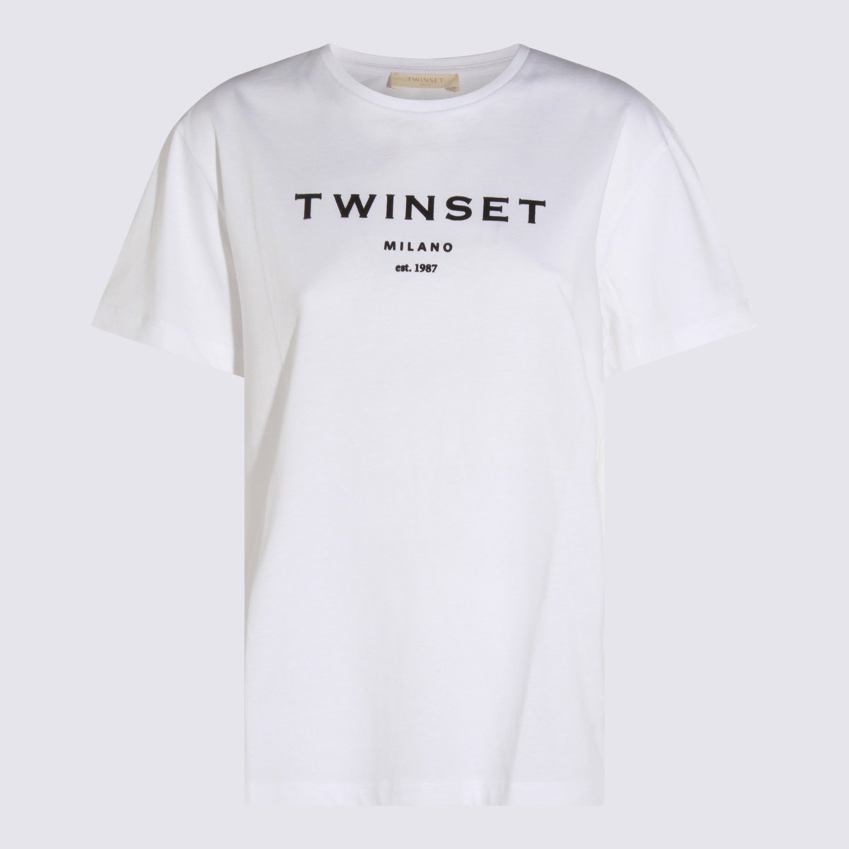 Twin-set T-shirts and Polos White 252TP2050S2074700001 (TWINSET / Tシャツ・カットソー ) | TWINSET (ツインセット)