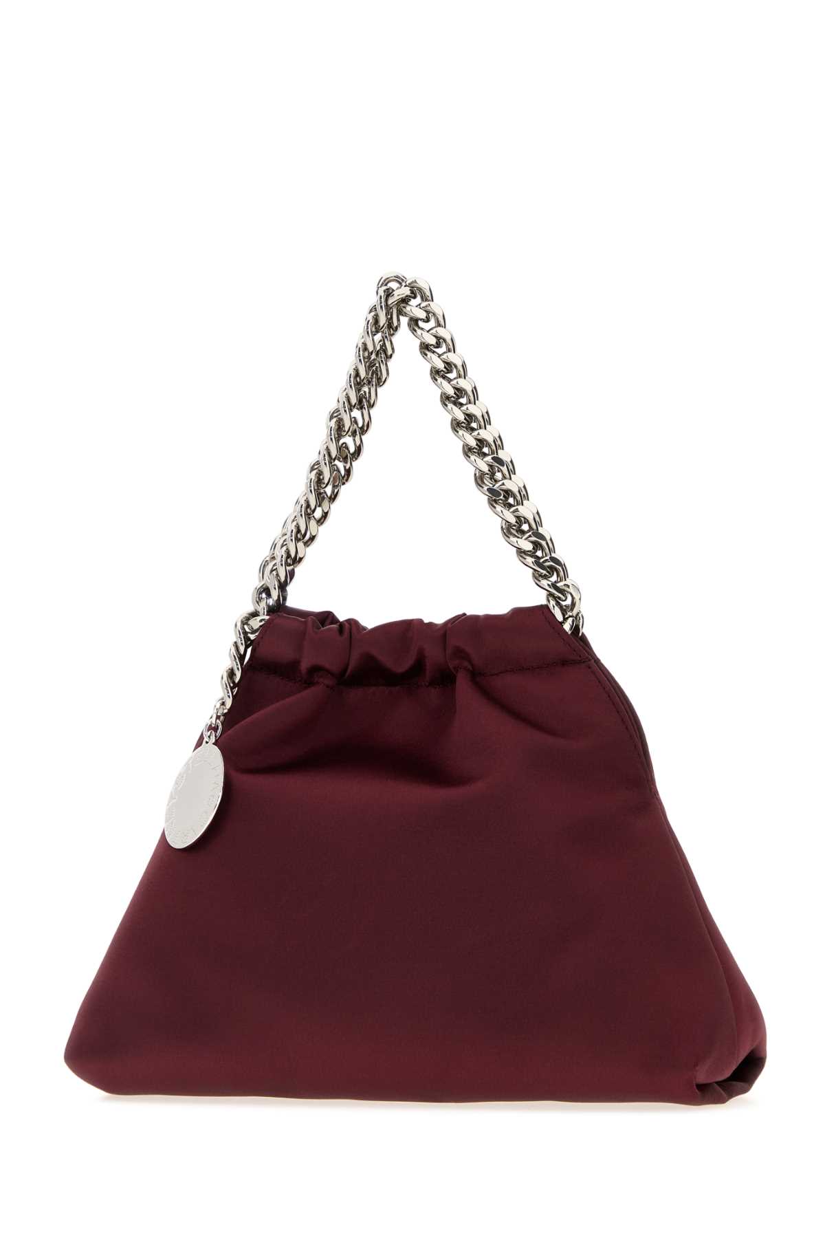 Burgundy satin Falabella handbag 7B0144WP06366011 (Stella McCartney / ハンドバッグ・ショルダーバッグ ) | Stella McCartney (ステラ マッカートニー)(1)