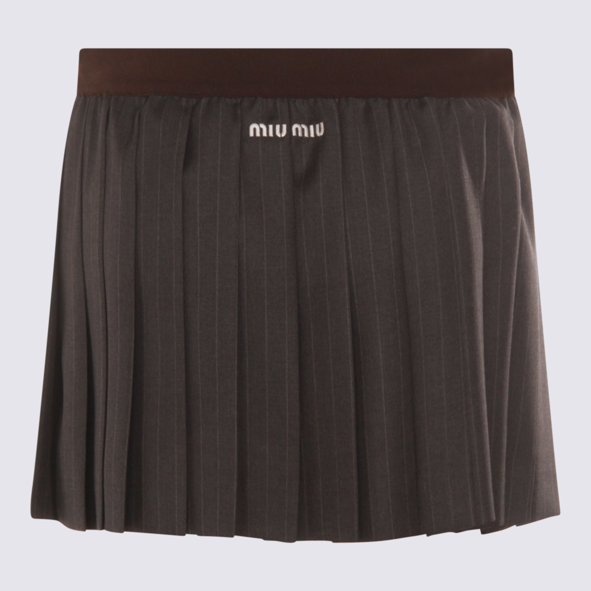 Miu Miu Skirts Grey MG2529174XF0480 (MIU MIU / スカート ) | MIU MIU (ミュウミュウ)(1)