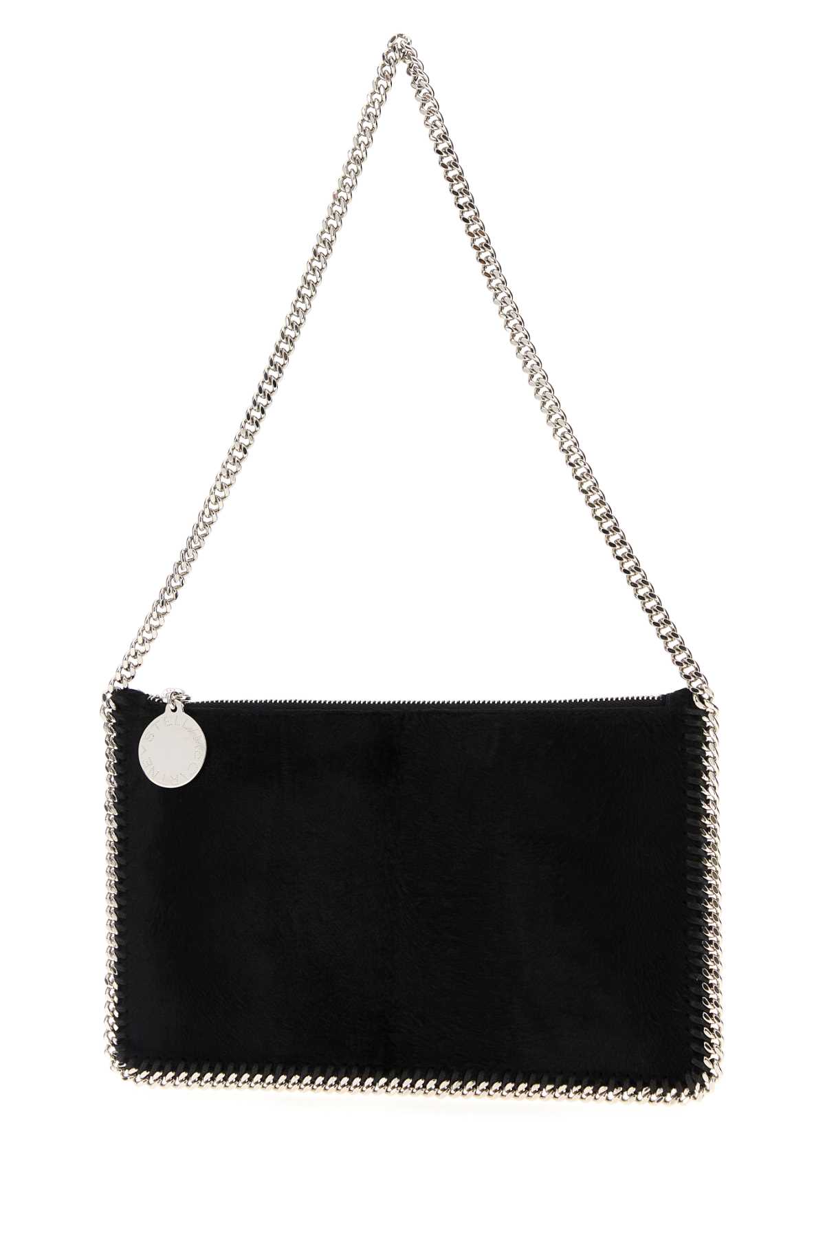 Black velvet Falabella shoulder bag 7P0076WP06161000 (Stella McCartney / ハンドバッグ・ショルダーバッグ ) | Stella McCartney (ステラ マッカートニー)(1)