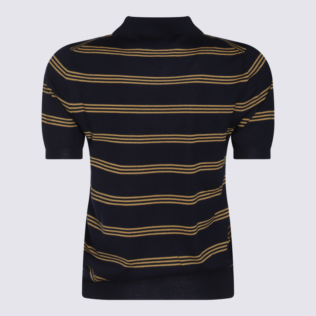 Miu Miu T-shirts and Polos Blue MMLA18OOO150DF0008 (MIU MIU / ポロシャツ ) | MIU MIU (ミュウミュウ)(1)