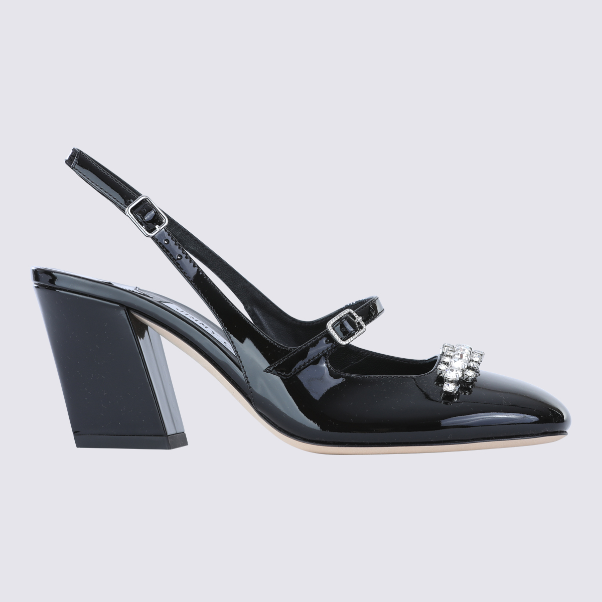 Jimmy Choo With Heel Black BELINDASB70PAT010003 (JIMMY CHOO / パンプス・ハイヒール ) | JIMMY CHOO (ジミー チュウ)