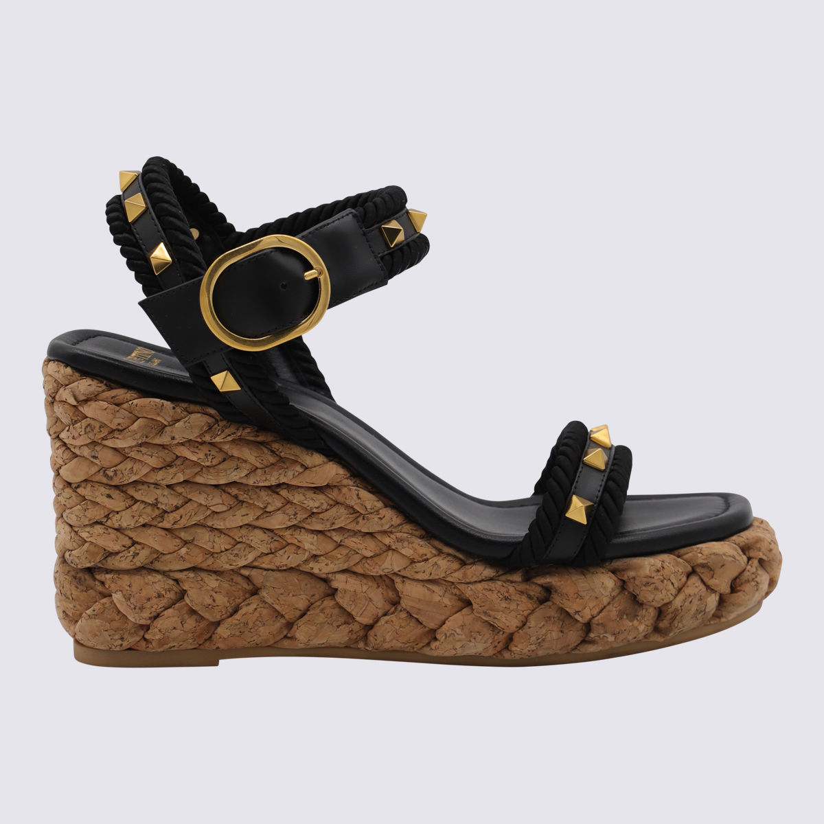 Valentino Garavani Flat shoes Black 6W2S0LR9CYPU55 (Valentino Garavani / サンダル ) | Valentino Garavani (ヴァレンティノ)