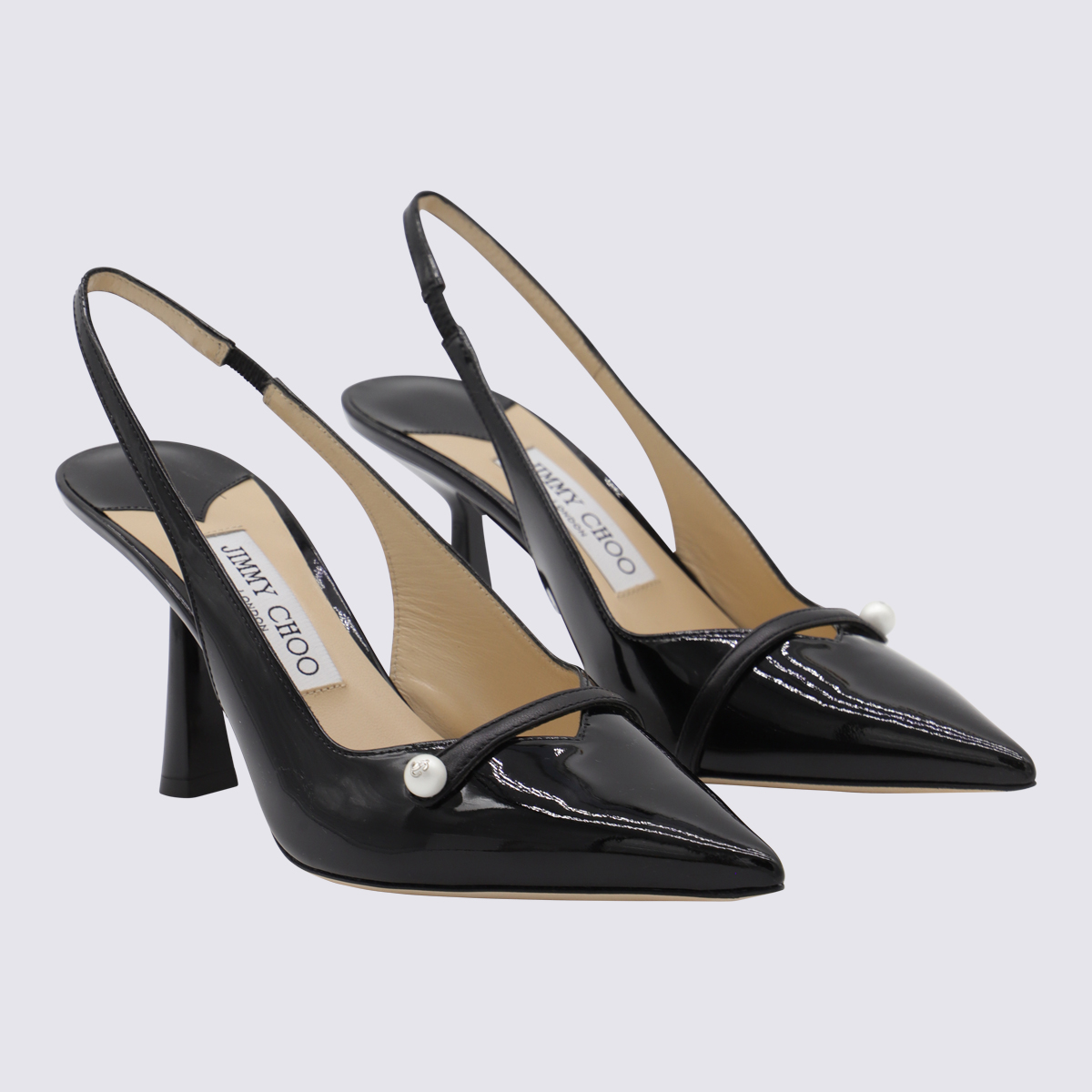Jimmy Choo With Heel Black AMITA85PTZ000074 (JIMMY CHOO / パンプス・ハイヒール ) | JIMMY CHOO (ジミー チュウ)(1)