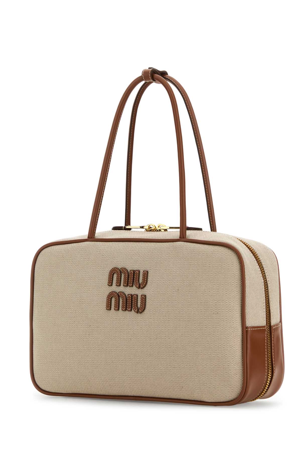 Sand canvas shoulder bag 5BB163ACRNF062F (MIU MIU / ハンドバッグ・ショルダーバッグ ) | MIU MIU (ミュウミュウ)(1)