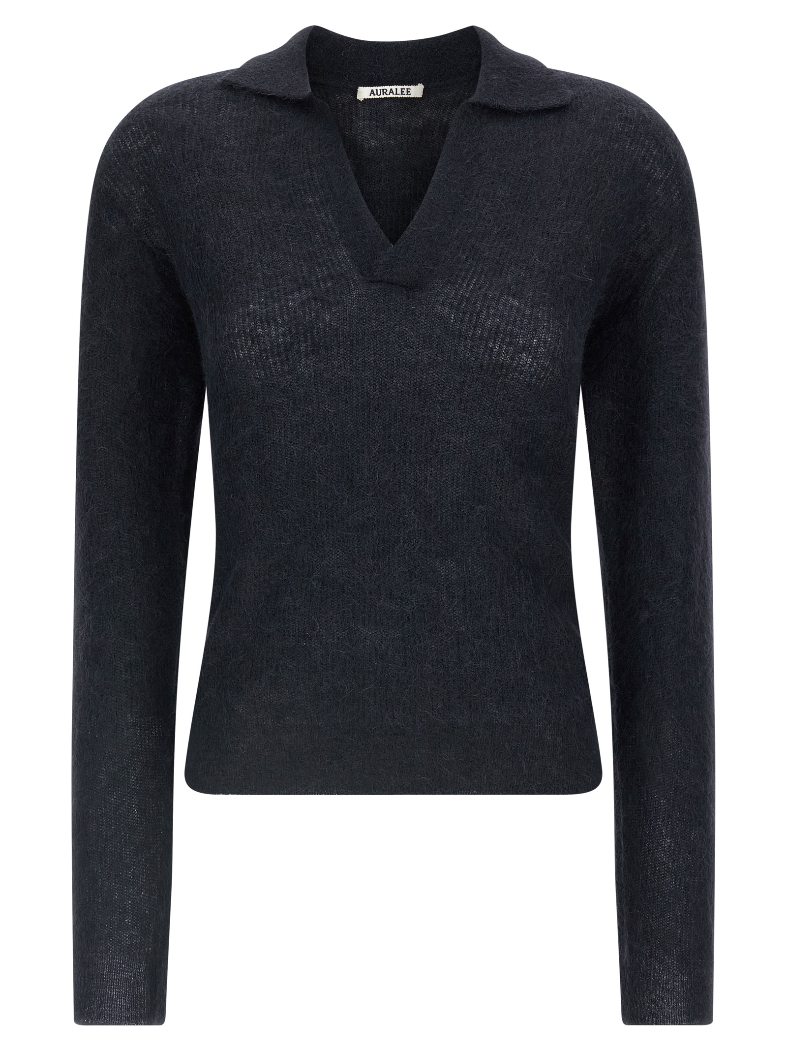 Tam yarn polo shirt A25AP05AKNAVY (AURALEE / ポロシャツ ) | AURALEE (オーラリー)