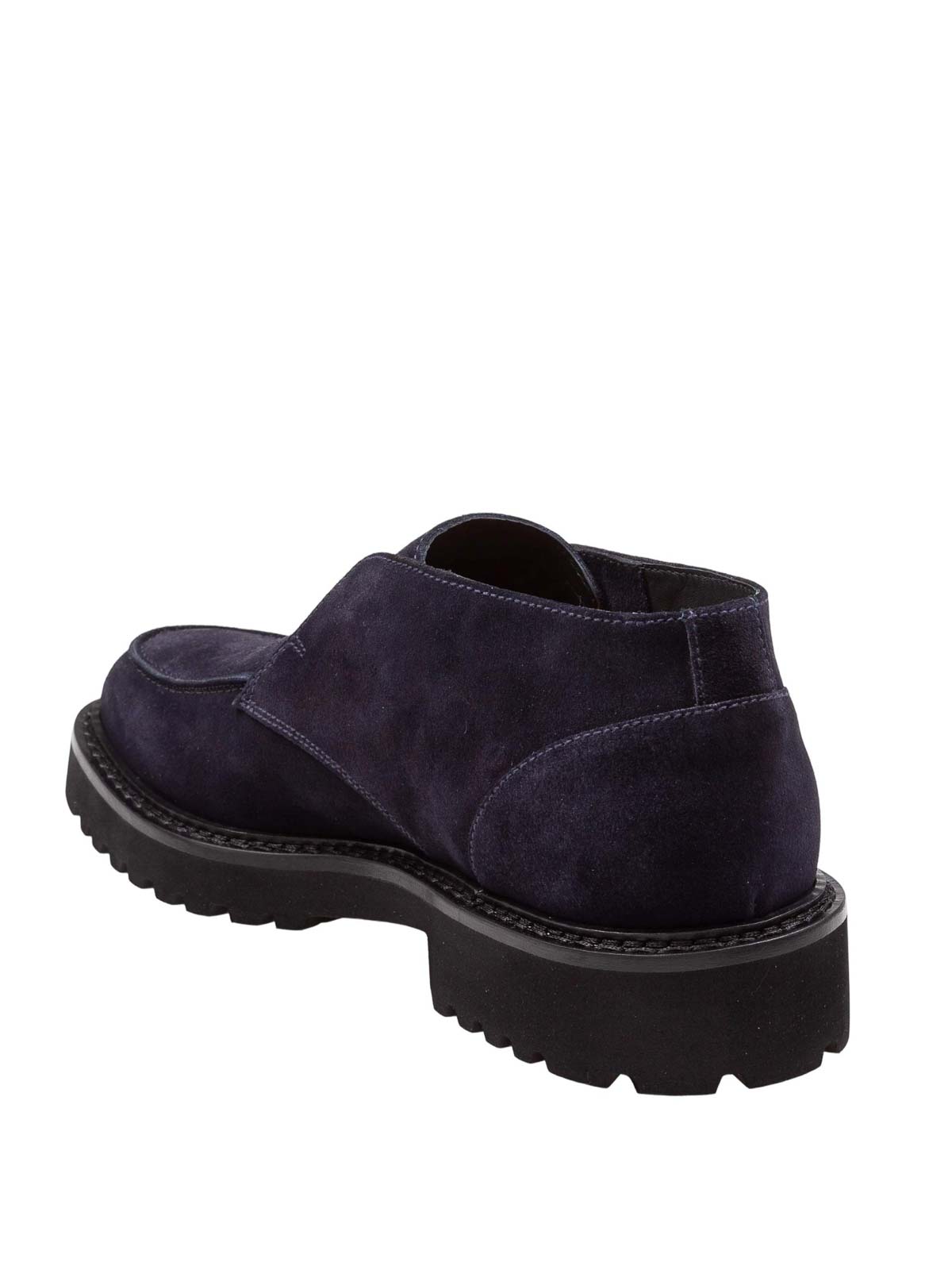 Doucals Polacchino Chukka Adler in blue suede DU3332PHILUF009NB00 (DOUCAL'S / ローファー ) | DOUCAL'S (デュカルス)(3)