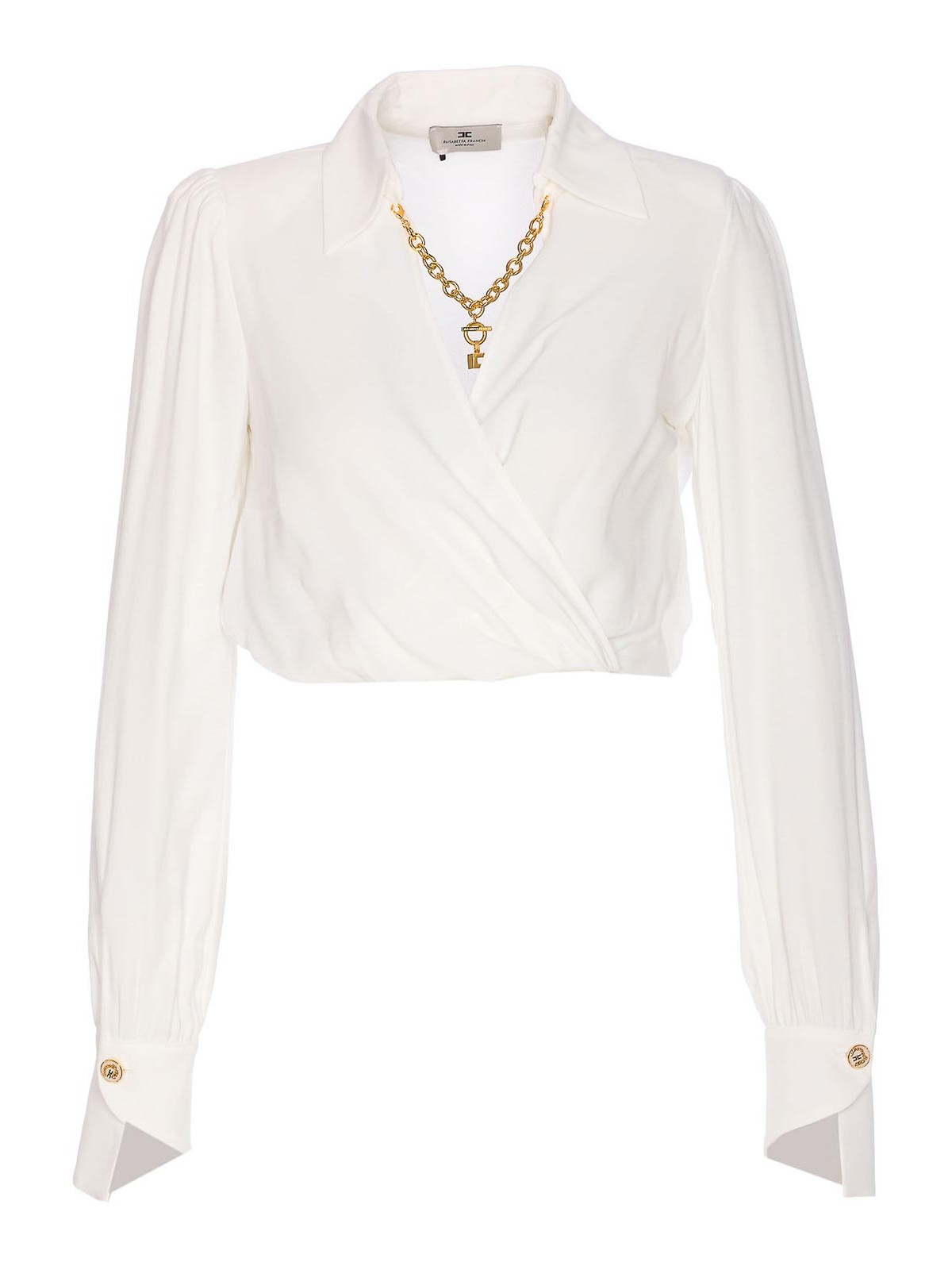 White Shirt CAT0256E2360 (Elisabetta Franchi / シャツ・ブラウス ) | Elisabetta Franchi (エリザベッタ フランキ)