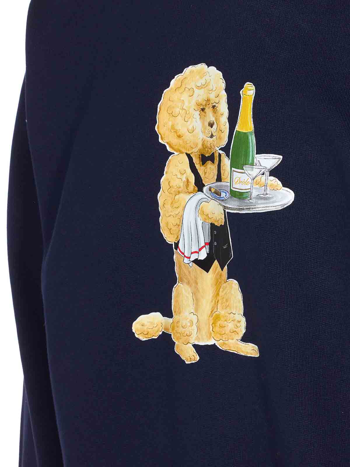 The Poodle Sweatshirts SW182CO127NY (Drôle De Monsieur / スウェット・フーディー ) | Drôle De Monsieur (ドロールドムッシュ)(2)