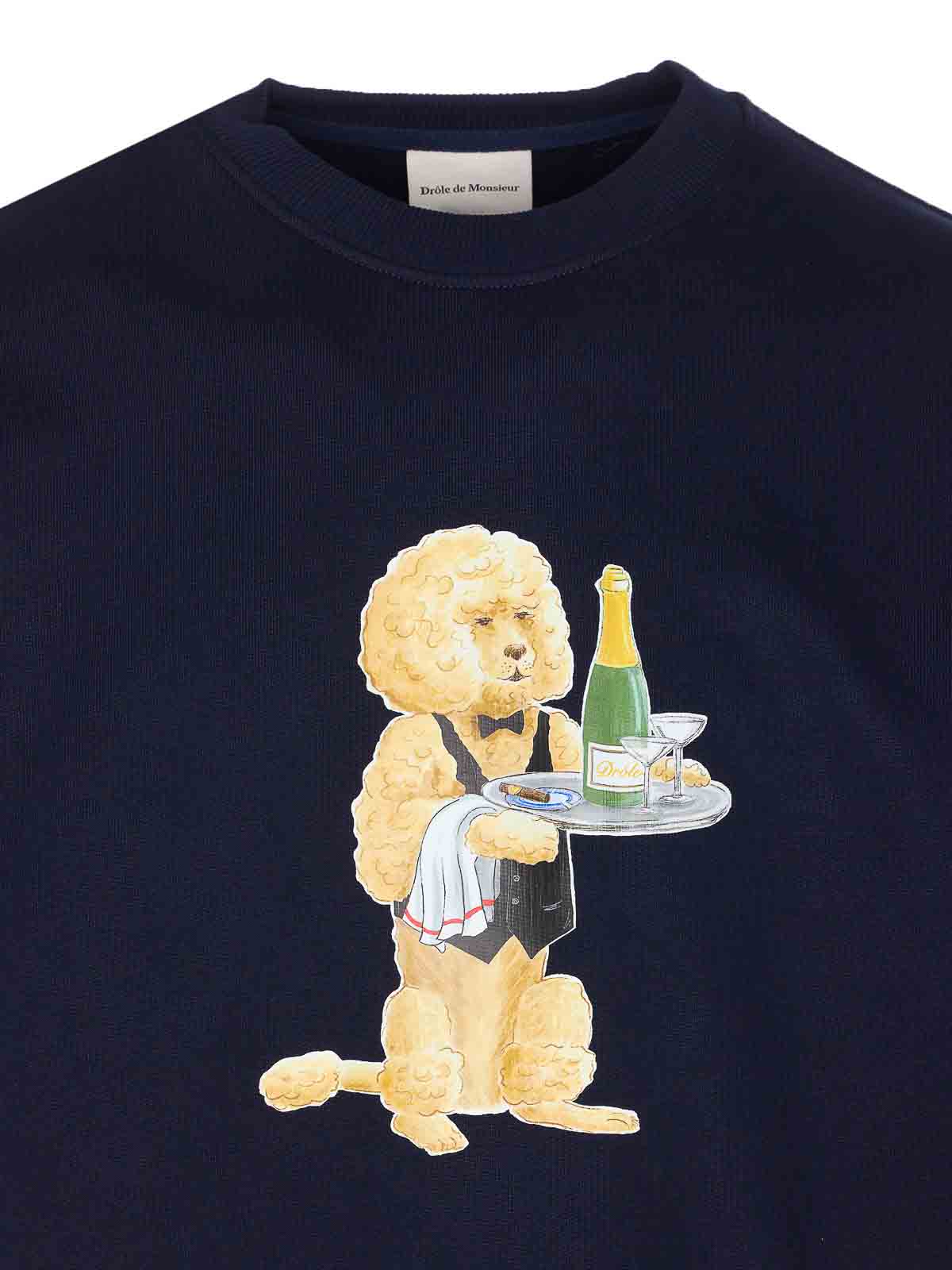 The Poodle Sweatshirts SW182CO127NY (Drôle De Monsieur / スウェット・フーディー ) | Drôle De Monsieur (ドロールドムッシュ)(3)