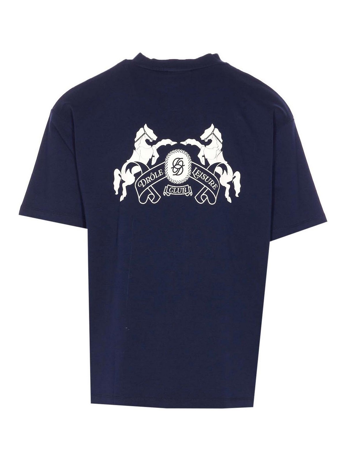 Blue Leembleme Chavaux T-Shirt TS278CO002NY (Drôle De Monsieur / Tシャツ・カットソー ) | Drôle De Monsieur (ドロールドムッシュ)(1)