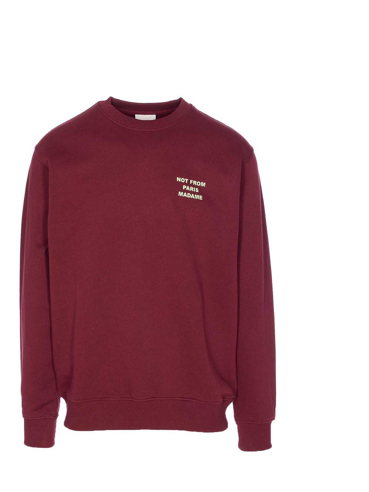 Bordeaux Le Slogan Sweatshirt SW149CO127WN (Drôle De Monsieur / スウェット・フーディー ) | Drôle De Monsieur (ドロールドムッシュ)