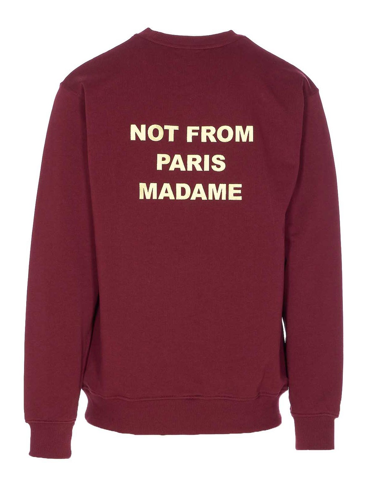 Bordeaux Le Slogan Sweatshirt SW149CO127WN (Drôle De Monsieur / スウェット・フーディー ) | Drôle De Monsieur (ドロールドムッシュ)(1)