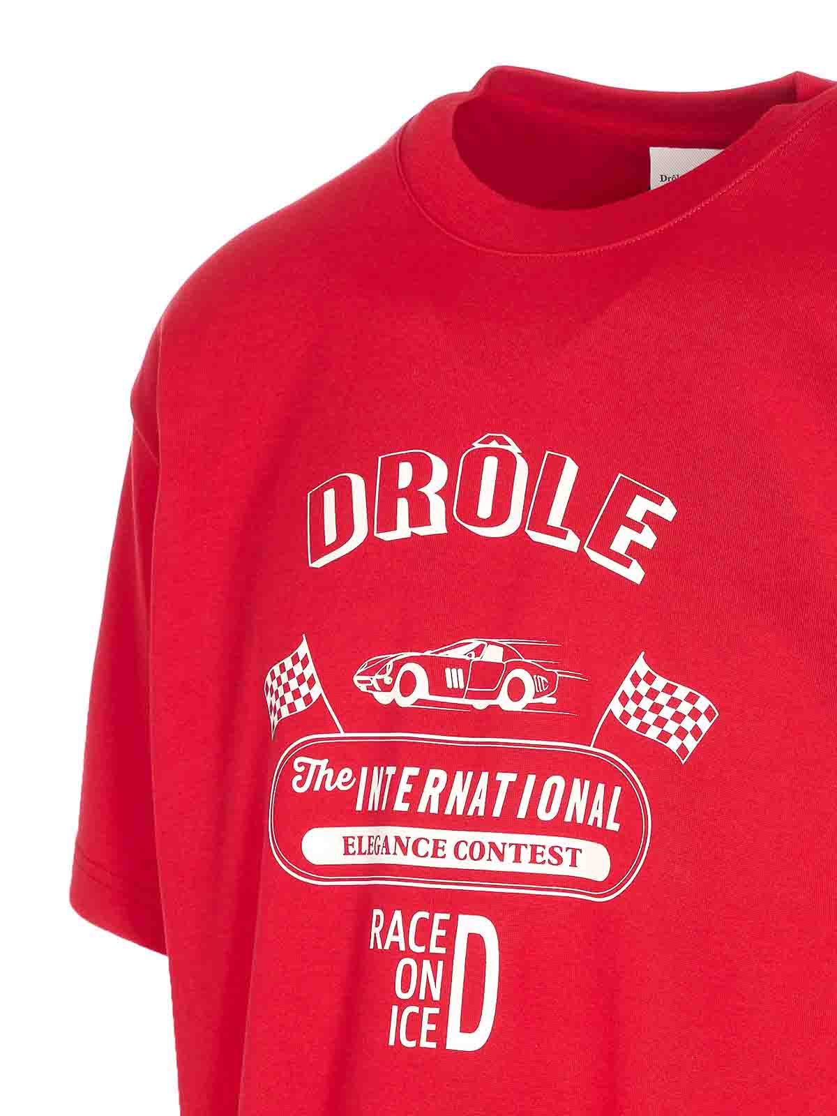 La Race On Ice T-Shirt TS279CO195RD (Drôle De Monsieur / Tシャツ・カットソー ) | Drôle De Monsieur (ドロールドムッシュ)(2)