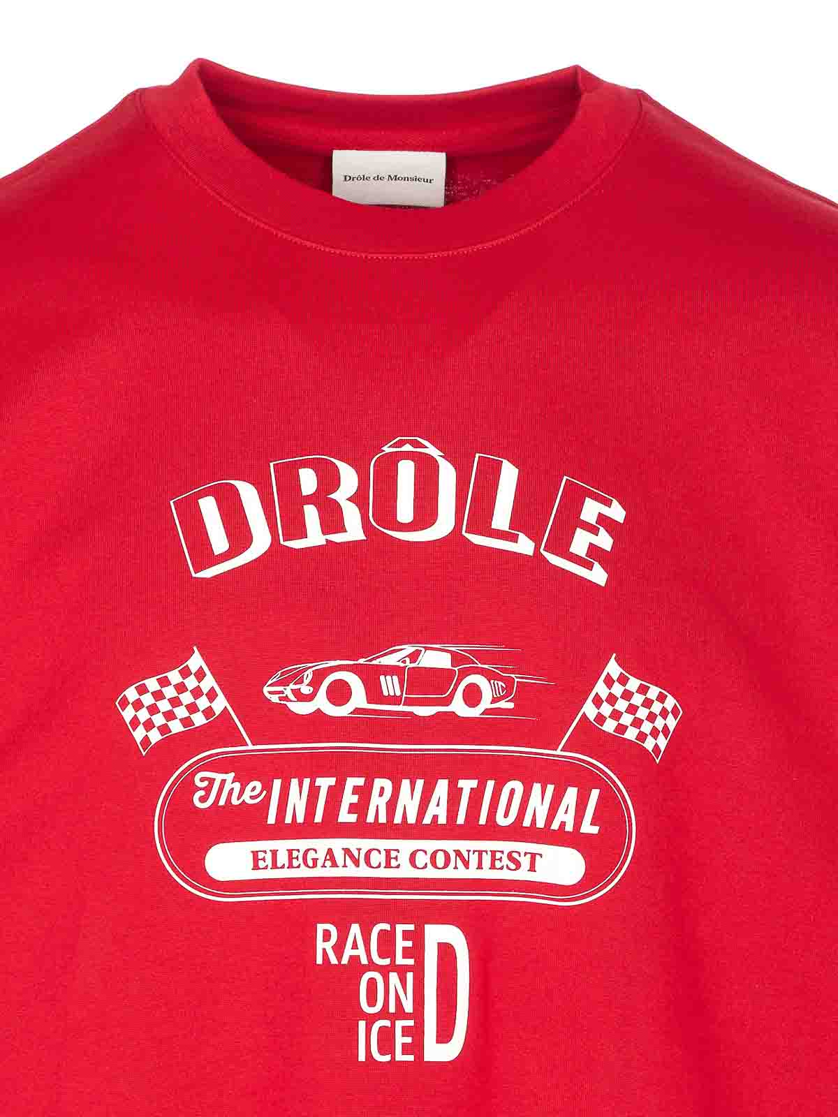 La Race On Ice T-Shirt TS279CO195RD (Drôle De Monsieur / Tシャツ・カットソー ) | Drôle De Monsieur (ドロールドムッシュ)(3)