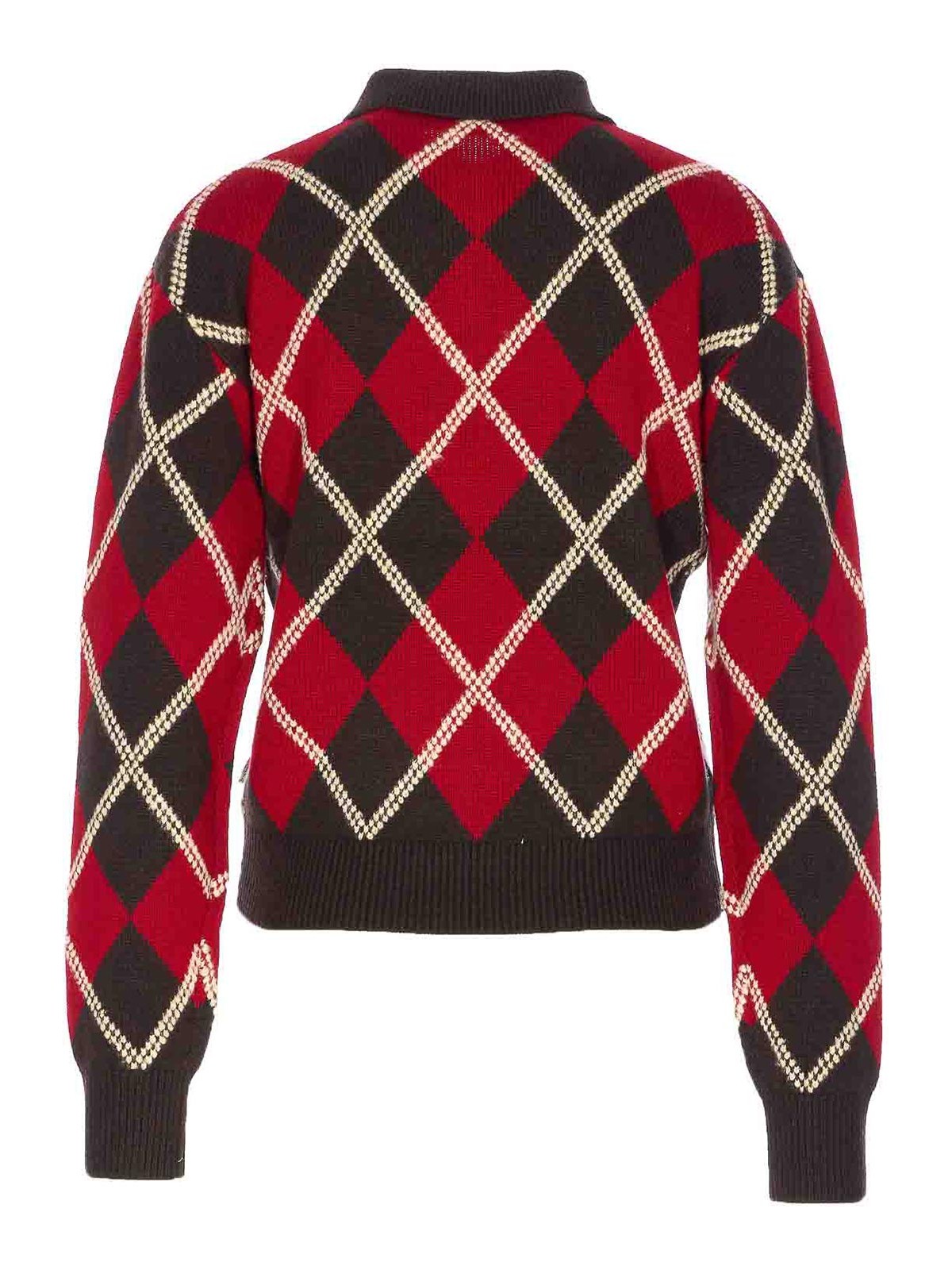 Argyle Long Sleeves Polo W34327AMBRCCO (GUEST IN RESIDENCE / ニット・セーター・カーディガン ) | GUEST IN RESIDENCE (ゲスト イン レジデンス)(1)