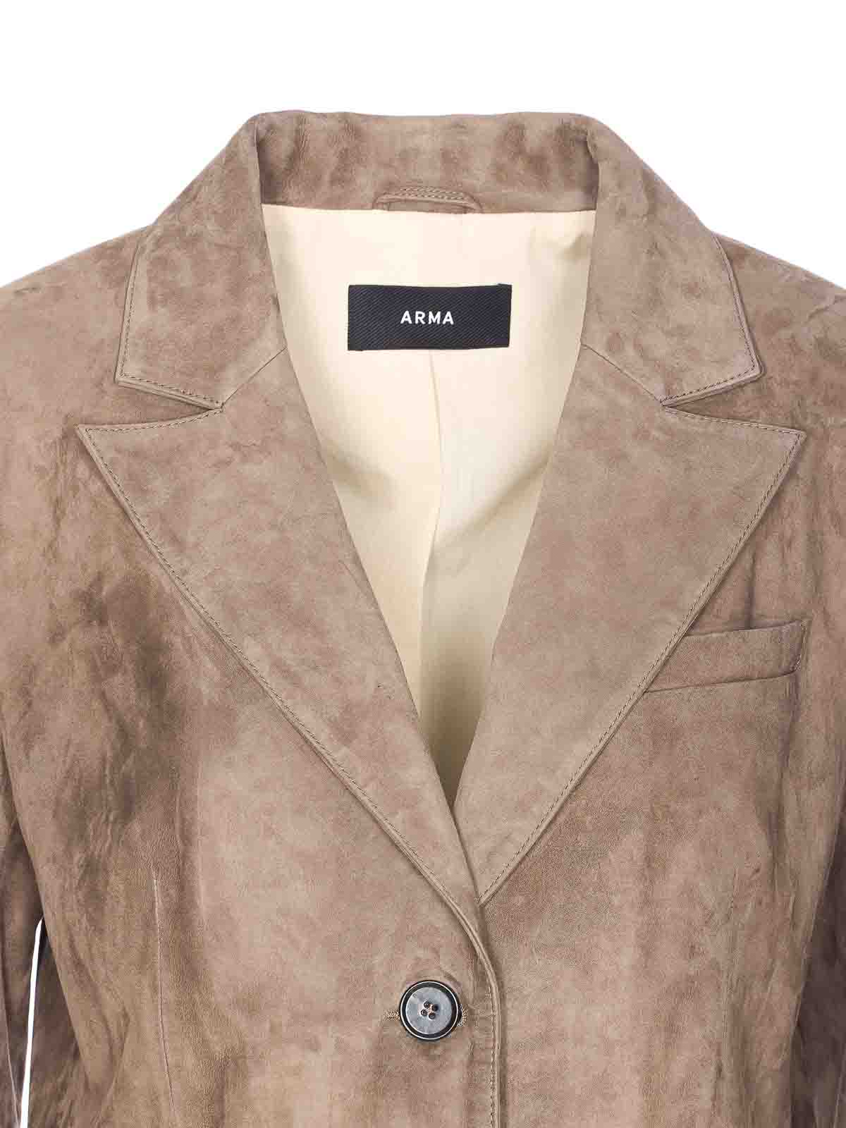 Minorca Suede Jacket 005L25605802SOIL (ARMA / レザー&ファージャケット・コート ) | ARMA (アルマ)(3)