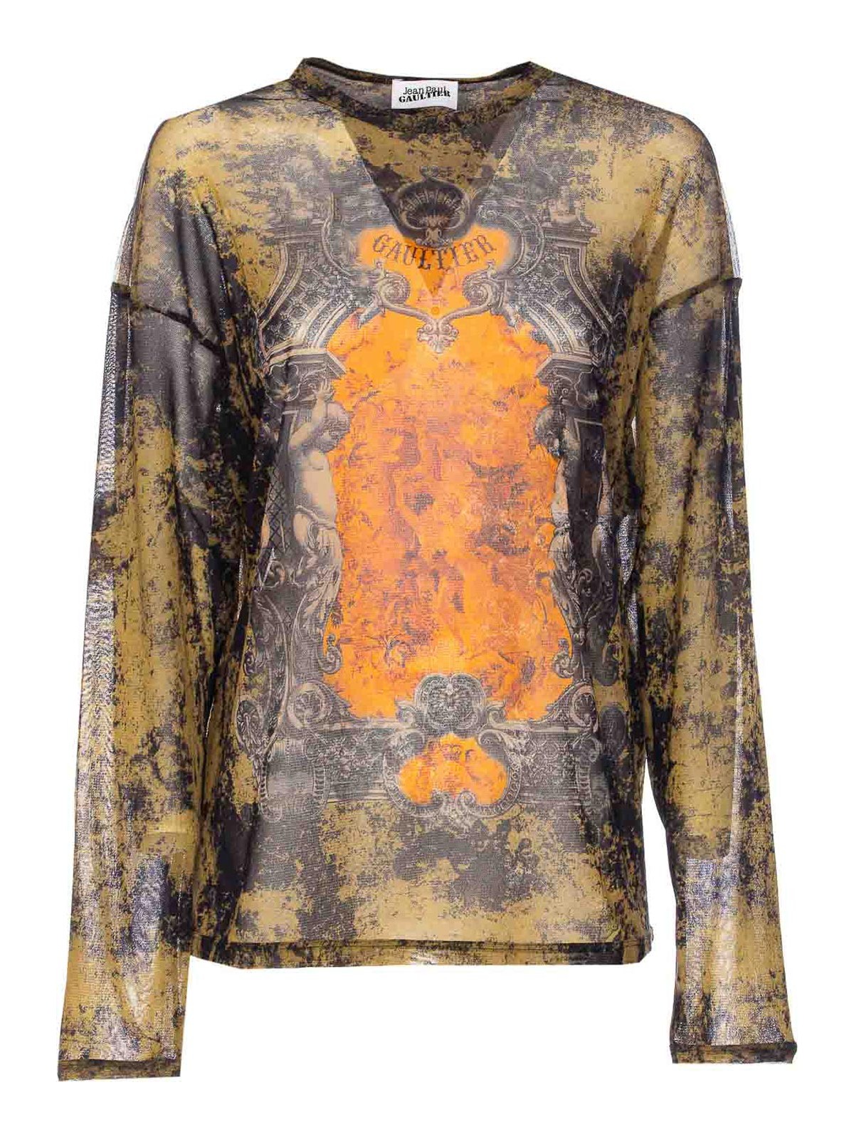 Black Khaki Long Sleeves Top TO340M006P004115 (Jean Paul GAULTIER / Tシャツ・カットソー ) | Jean Paul GAULTIER (ジャンポール ゴルチエ)