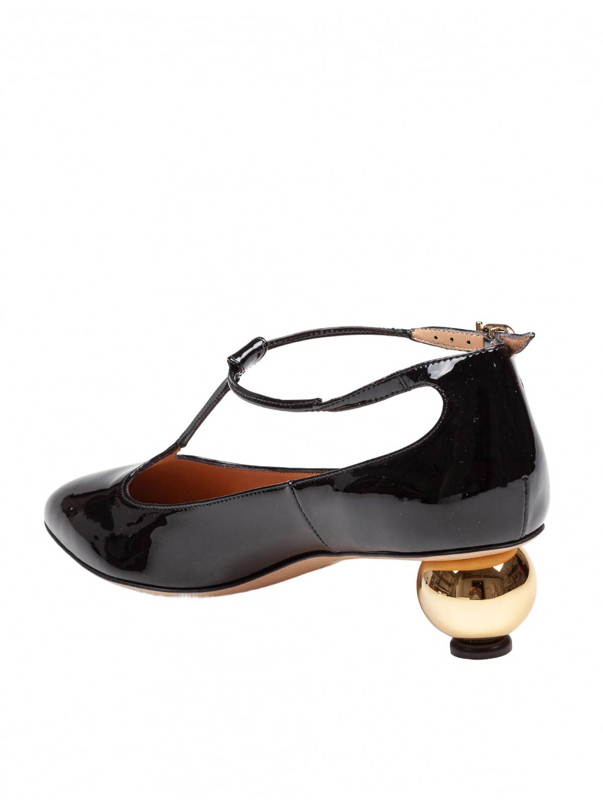 T-Stap Decollete in black paint 01K259784875 (FERRAGAMO / パンプス・ハイヒール ) | FERRAGAMO (フェラガモ)(3)