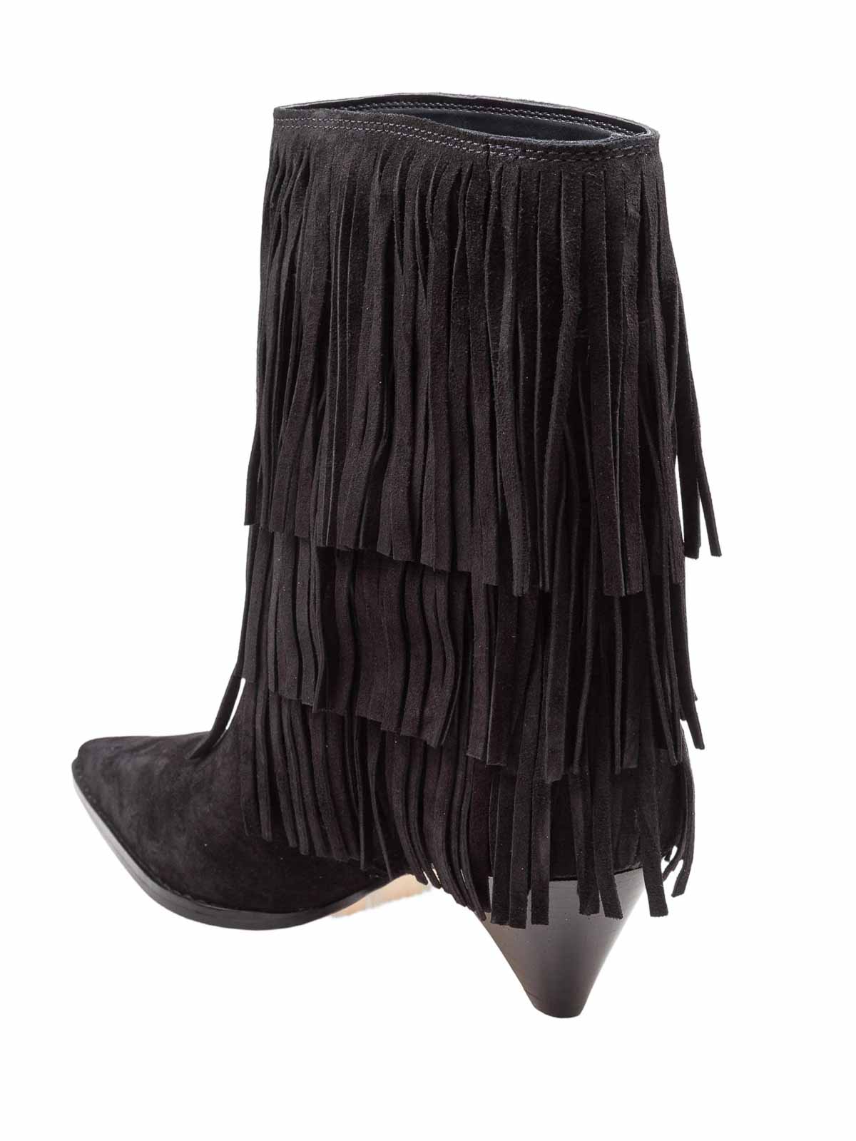 Jayla boot in suede with applied fringes 40F5JYME5S001 (MICHAEL KORS / ブーツ ) | MICHAEL KORS (マイケル・コース)(2)