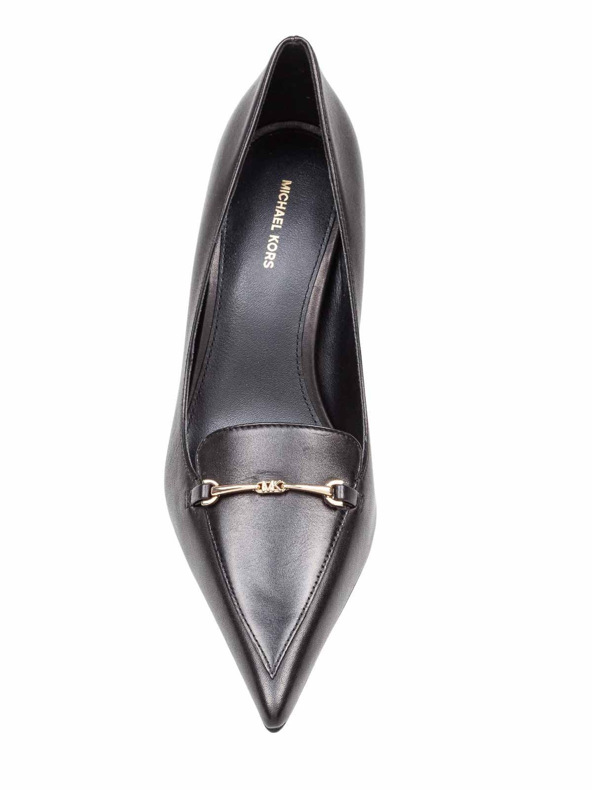 Lena in black leather decollete 40T5LEMP1L001 (MICHAEL KORS / パンプス・ハイヒール ) | MICHAEL KORS (マイケル・コース)(1)