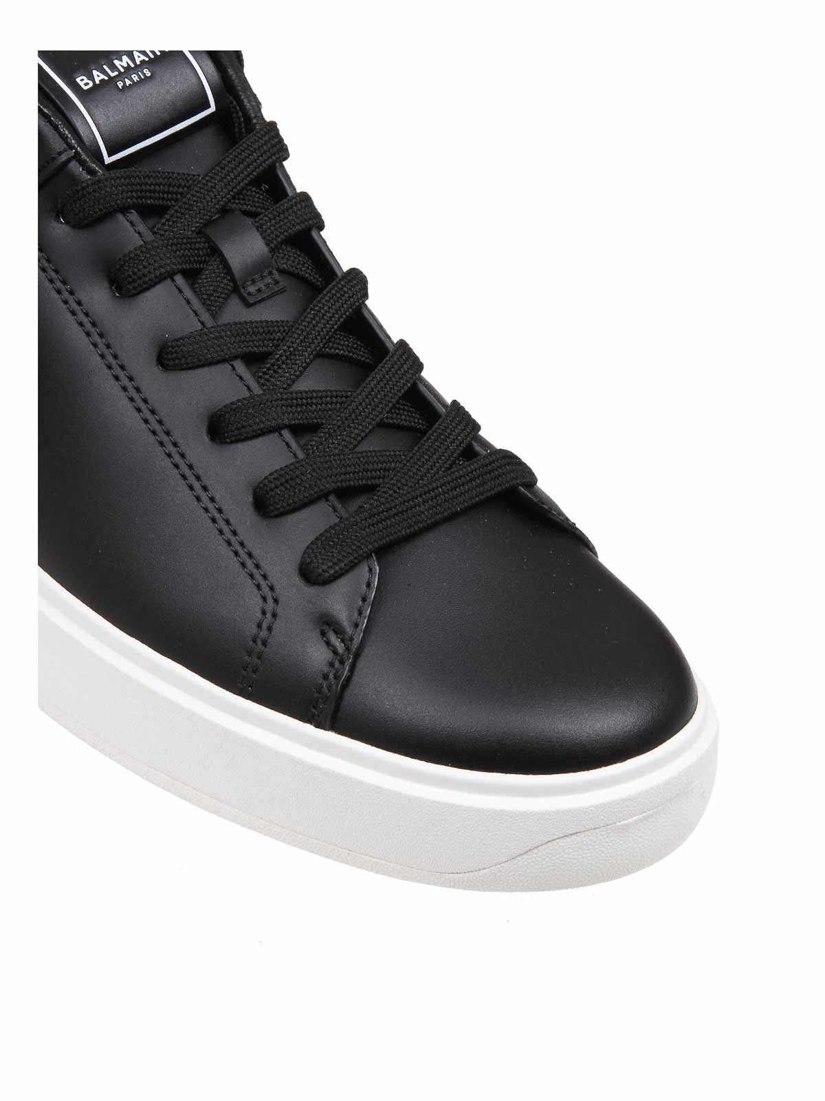 Balmain Sneakers B Cout in black calfskin FN1VI690LVTREAB (Balmain / スニーカー ) | Balmain (バルマン)(4)