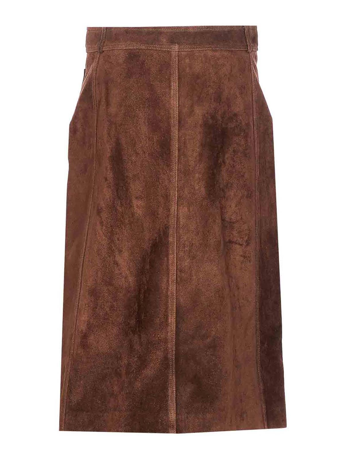 Ellen Suede Skirt 008L25607202MUDBROWN (ARMA / スカート ) | ARMA (アルマ)(1)
